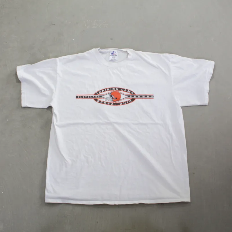 D- Vintage Cleveland Browns NFL Logo Athletic Training Camp Tee sold by HG Vintage
