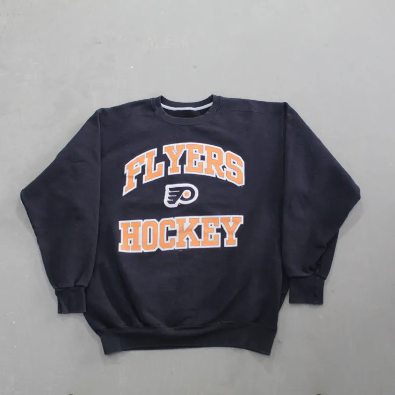 D- Vintage Philadelphia Flyers NHL Starter Logo Crewneck sold by HG Vintage