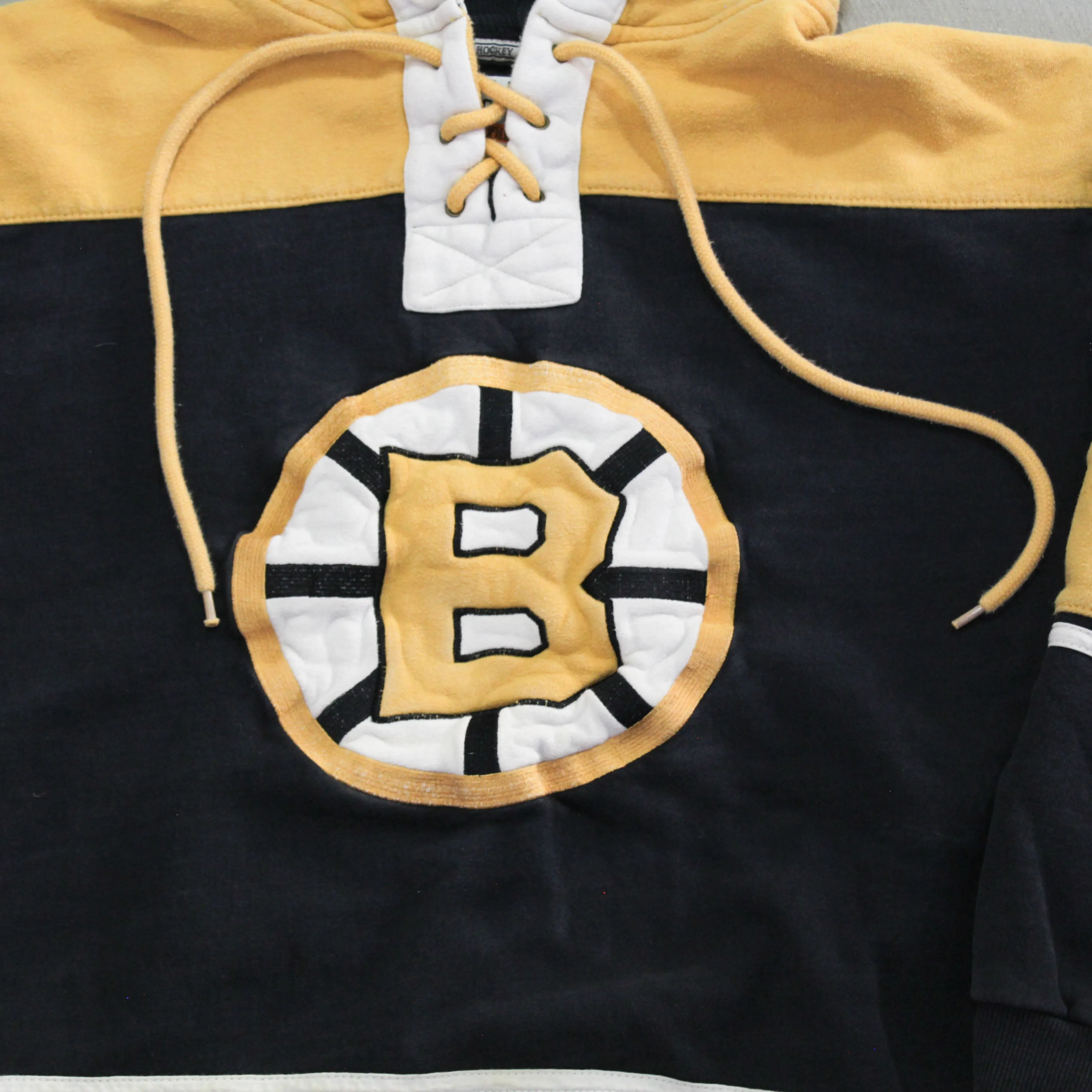 D- Vintage Boston Bruins NHL Old Time Hockey Jersey Hoodie sold by HG Vintage product image thumbnail 2
