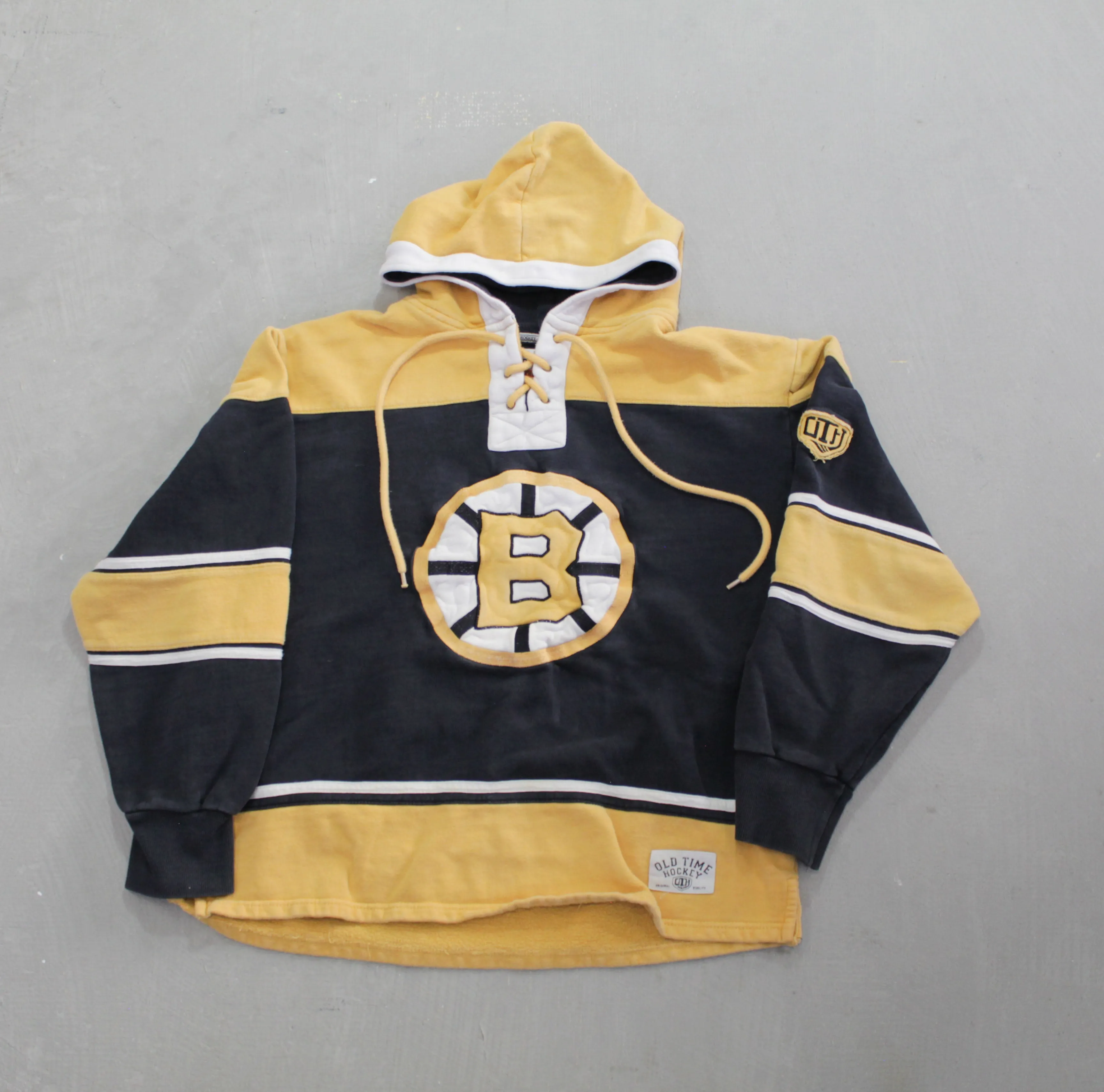 D- Vintage Boston Bruins NHL Old Time Hockey Jersey Hoodie sold by HG Vintage