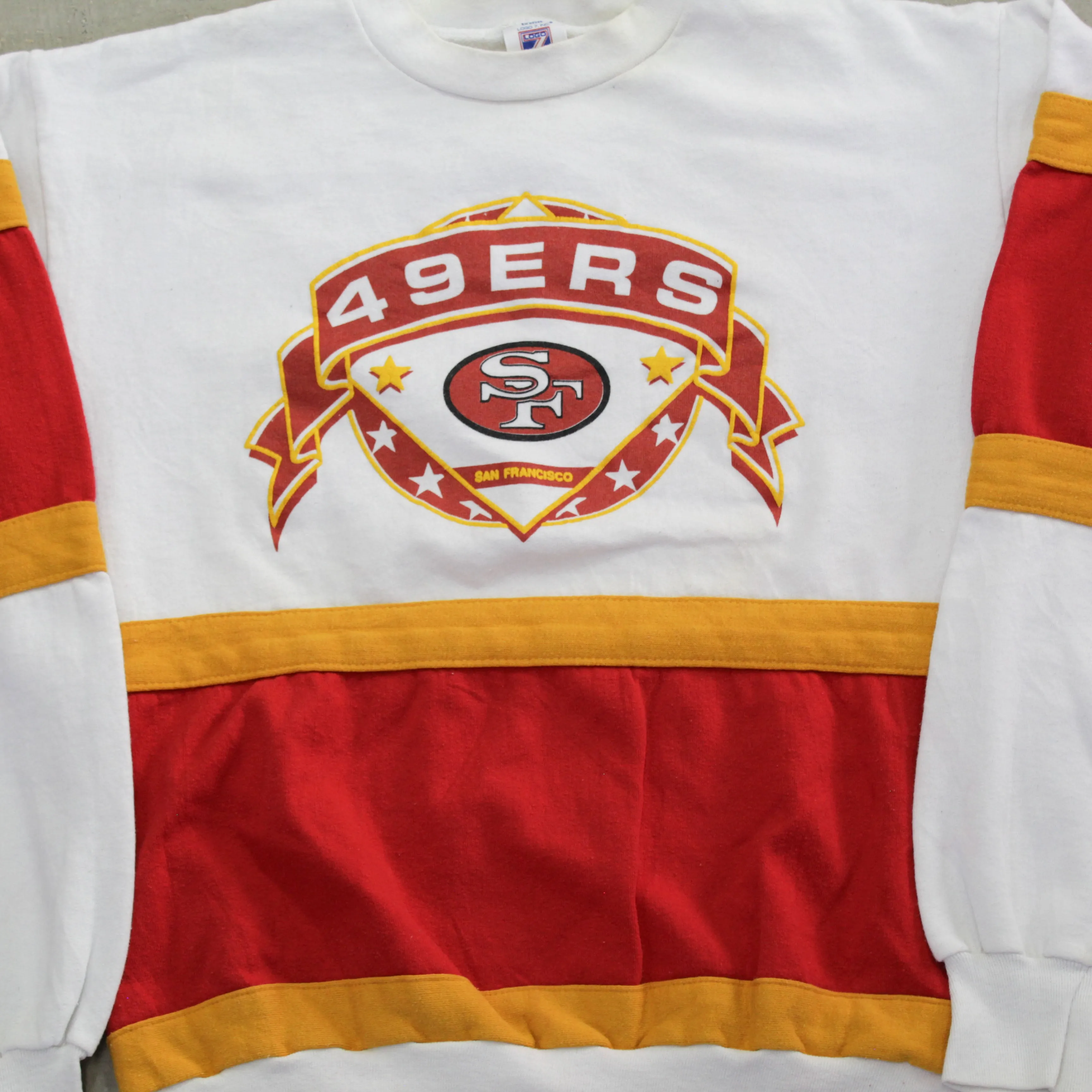 D- Vintage San Francisco 49ers NFL Logo 7 Graphic Crewneck sold by HG Vintage product image thumbnail 2