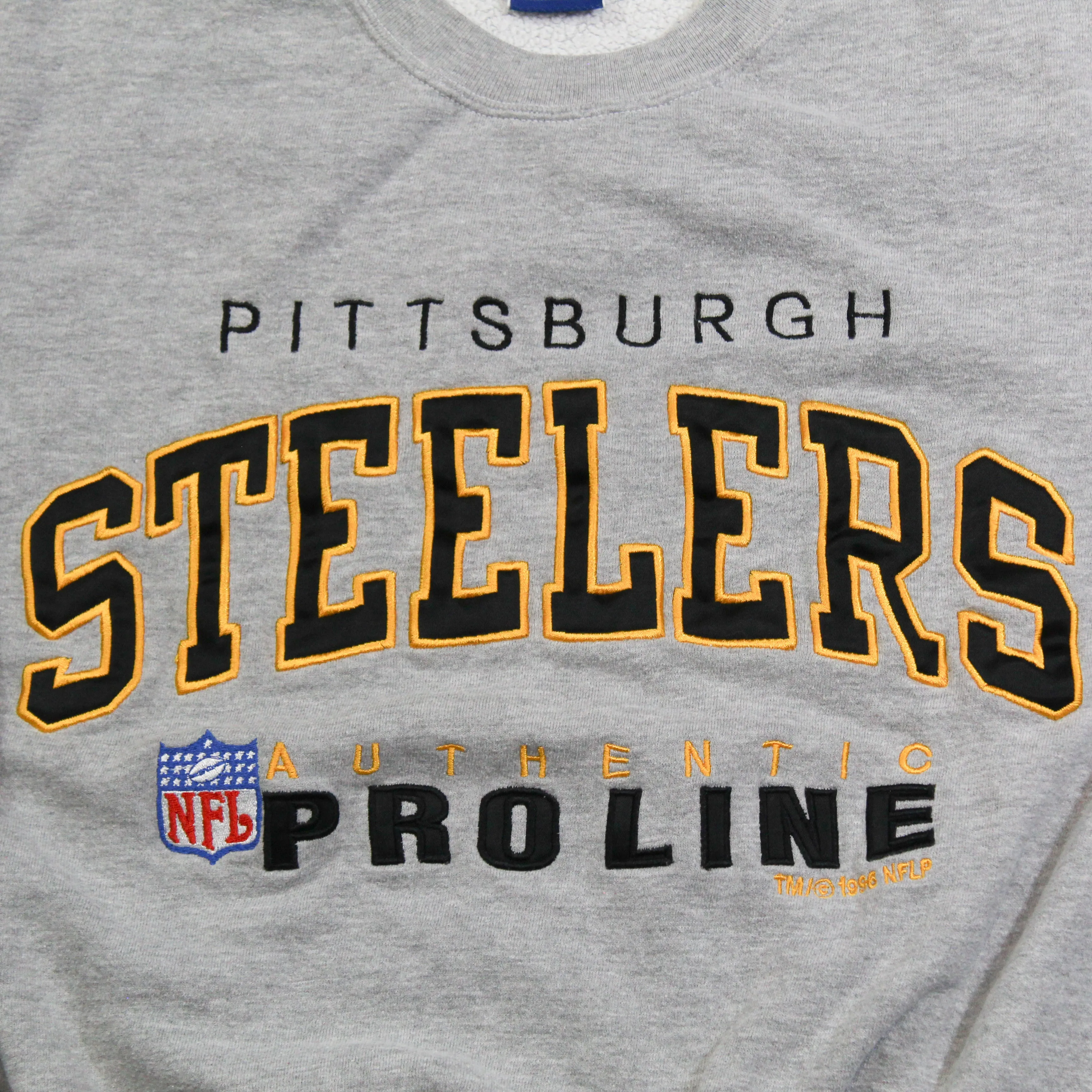 D- Vintage 1996 Pittsburgh Steelers NFL Champion Embroidered Text Crewneck sold by HG Vintage product image thumbnail 2