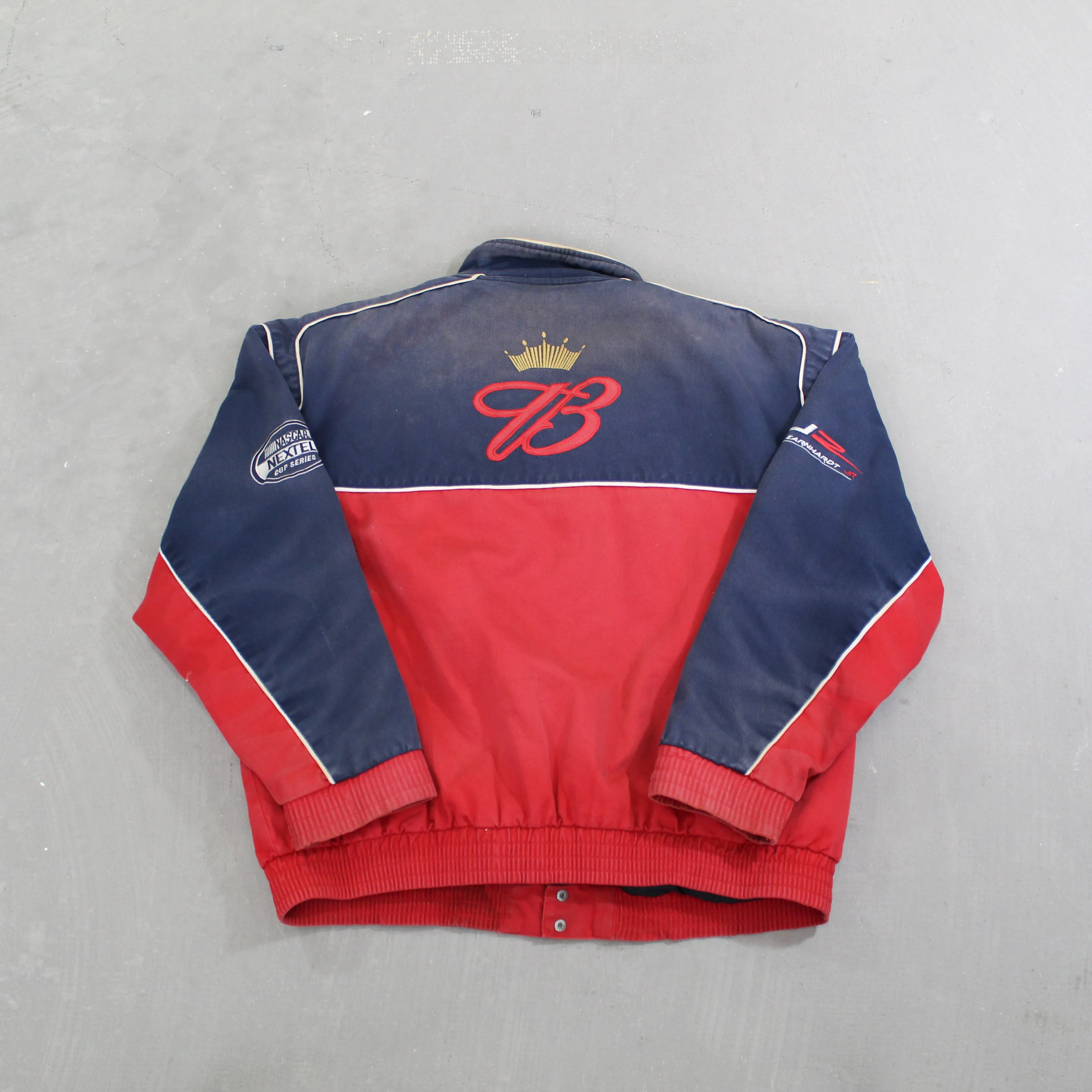 D- Vintage Nascar Dale Jr. Budweiser #8 Racing Jacket sold by HG Vintage product image thumbnail 3