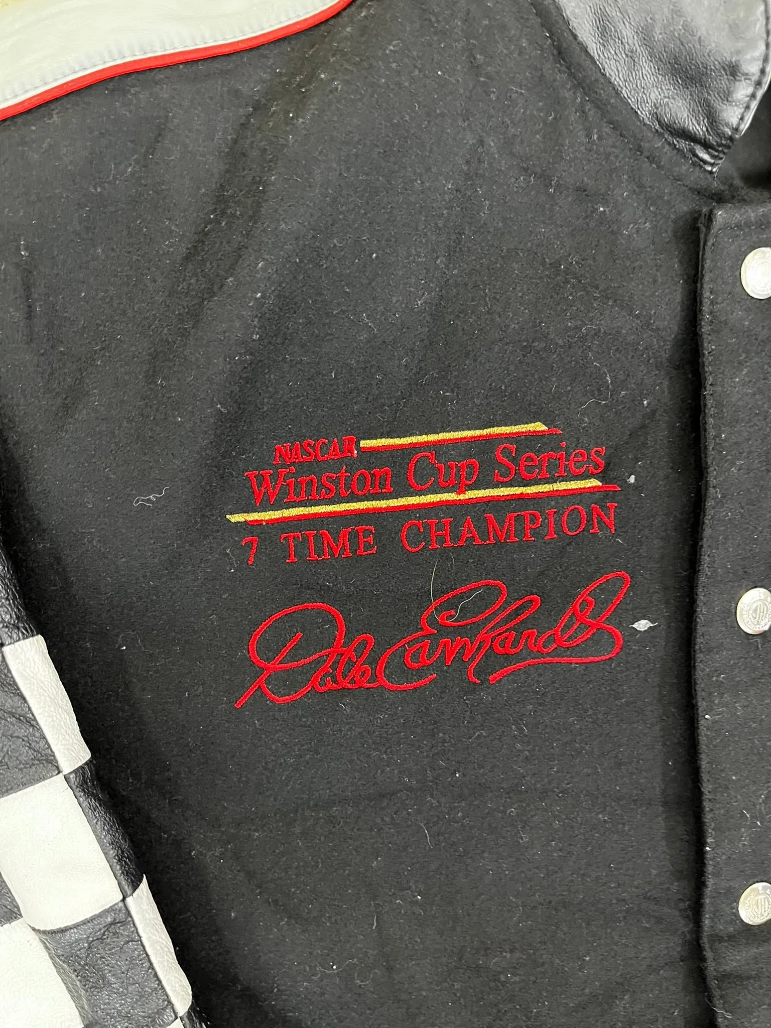 D- Vintage Nascar Jeff Hamilton Dale Earnhardt Reversible Racing Jacket sold by HG Vintage product image thumbnail 2