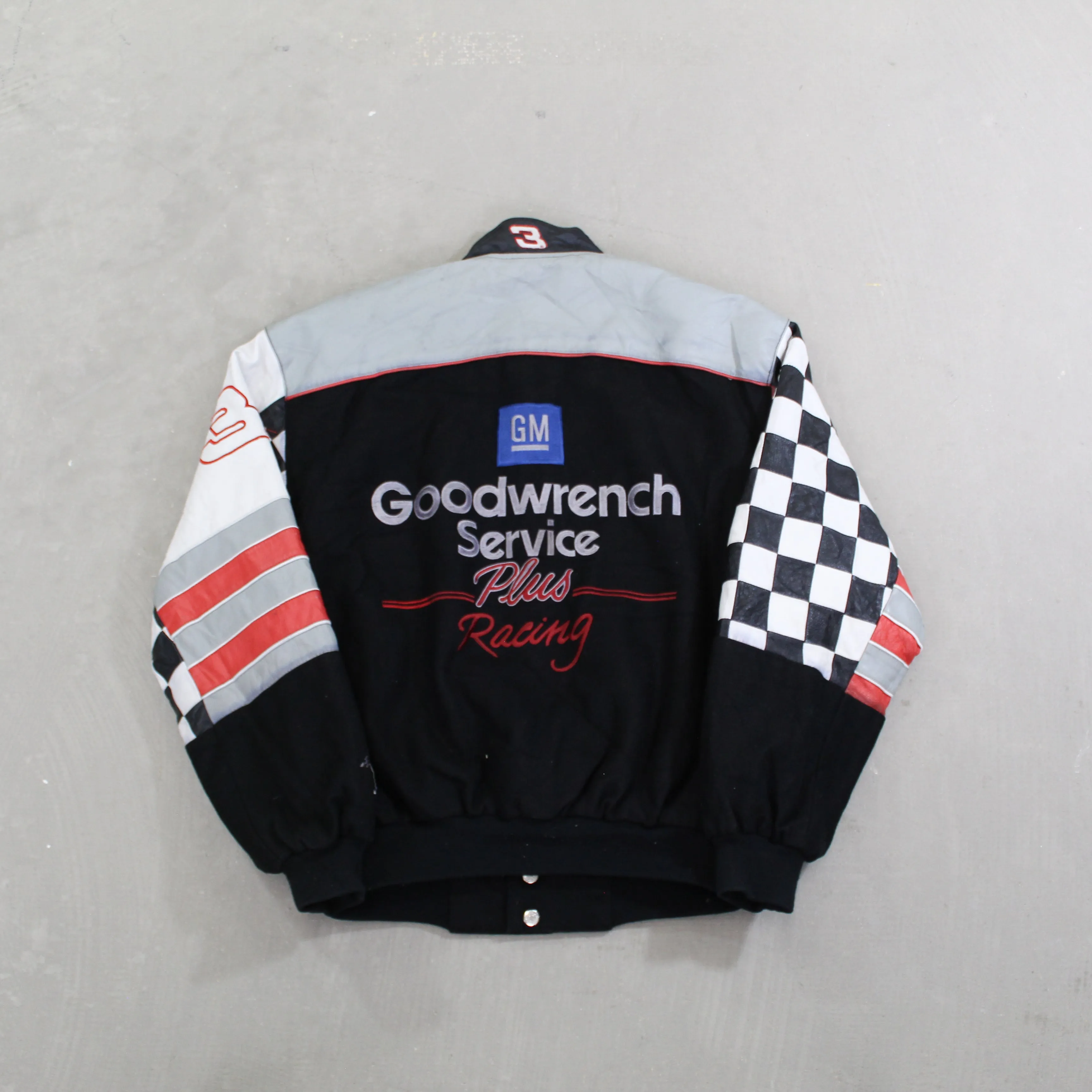 D- Vintage Nascar Jeff Hamilton Dale Earnhardt Reversible Racing Jacket sold by HG Vintage product image thumbnail 4