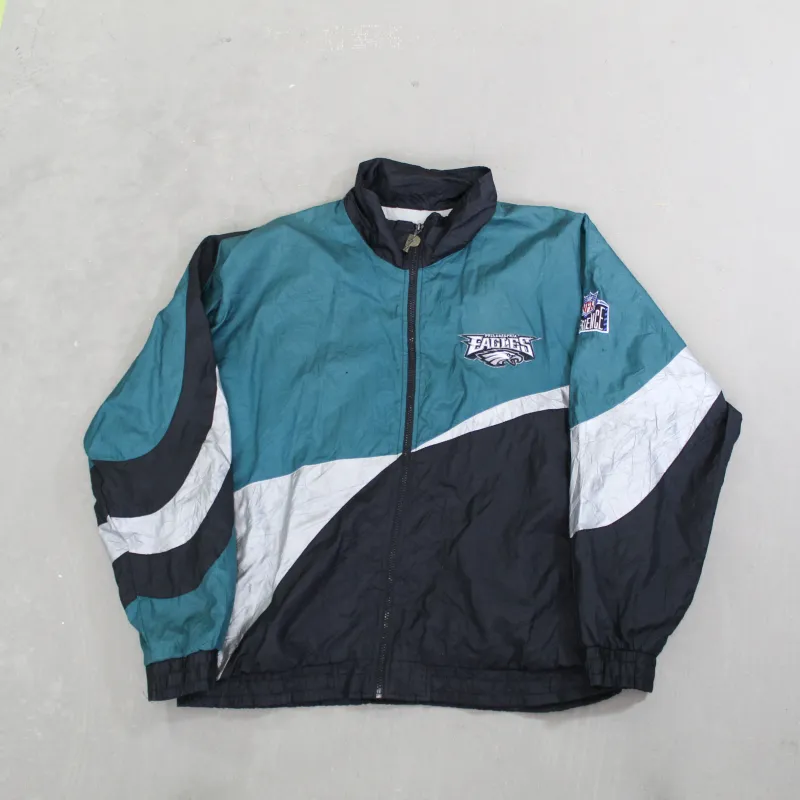D- Vintage Philadelphia Eagles NFL Pro Player Experience Windbreaker sold by HG Vintage