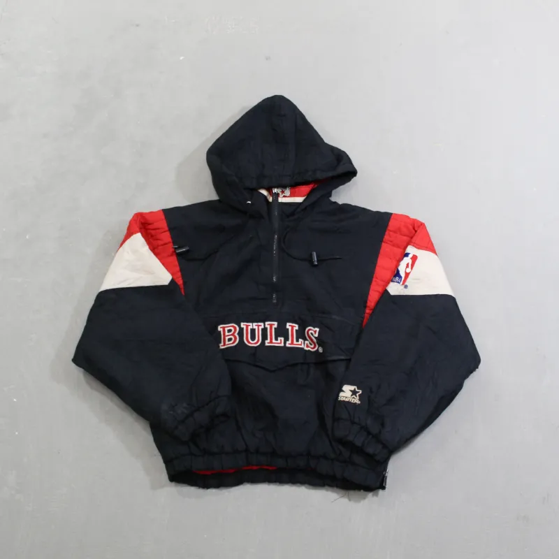D- Vintage Youth Chicago Bulls NBA Starter Anorak Winter Jacket sold by HG Vintage