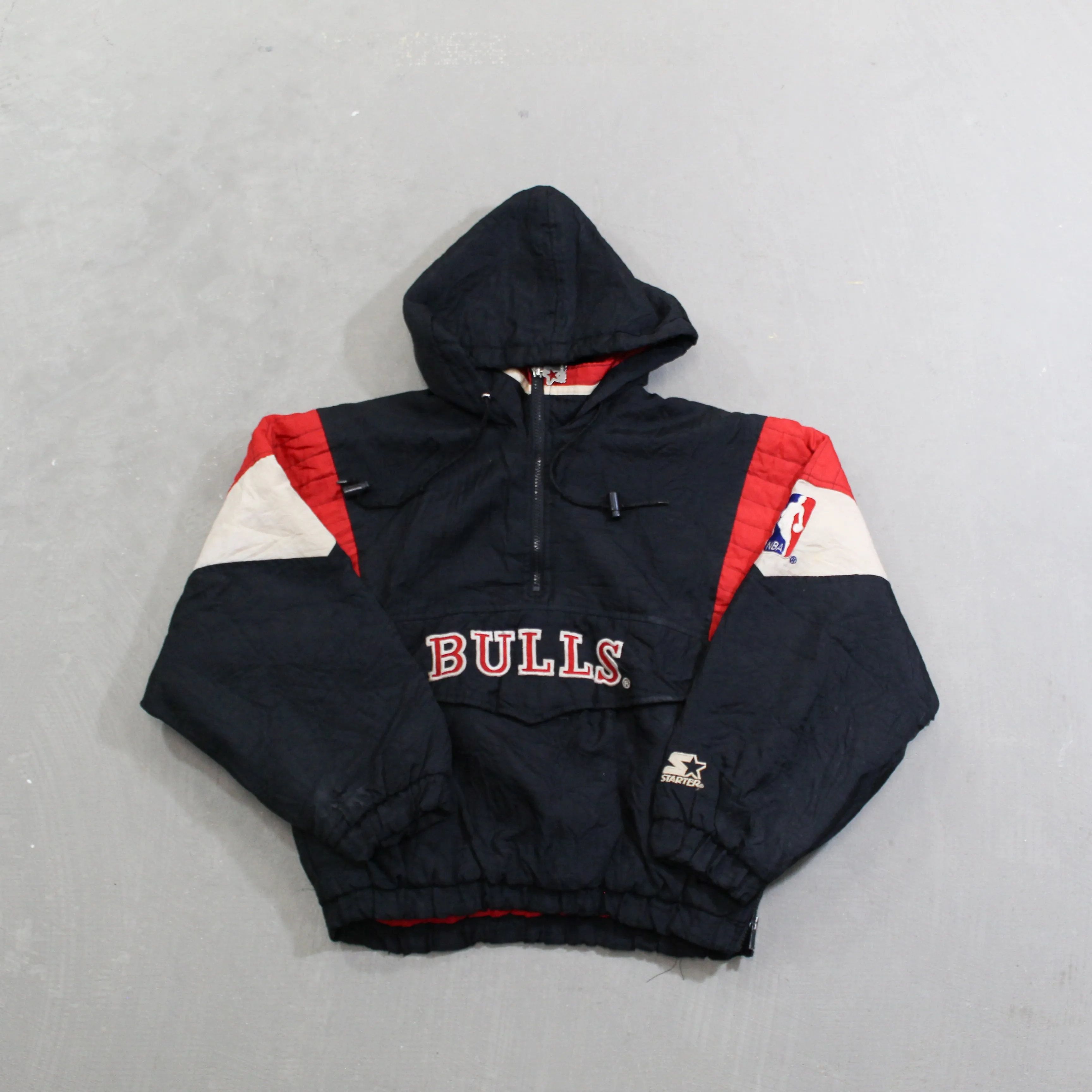 D- Vintage Youth Chicago Bulls NBA Starter Anorak Winter Jacket sold by HG Vintage