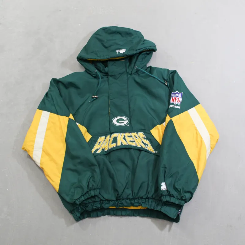 D- Vintage Green Bay Packers NFL Starter Anorak Winter Jacket sold by HG Vintage