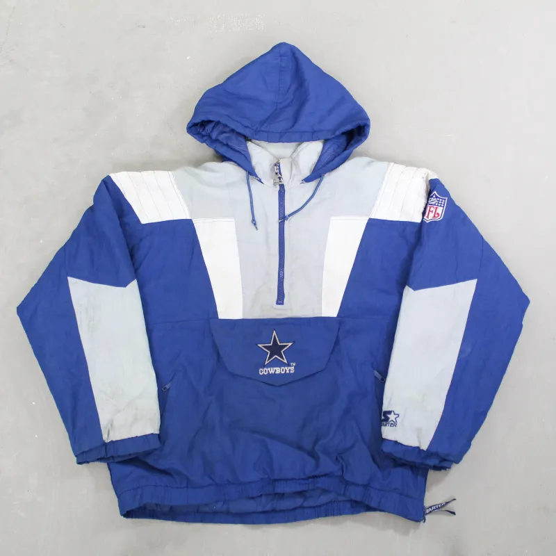 D- Vintage Dallas Cowboys NFL Starter Anorak Winter Jacket sold by HG Vintage