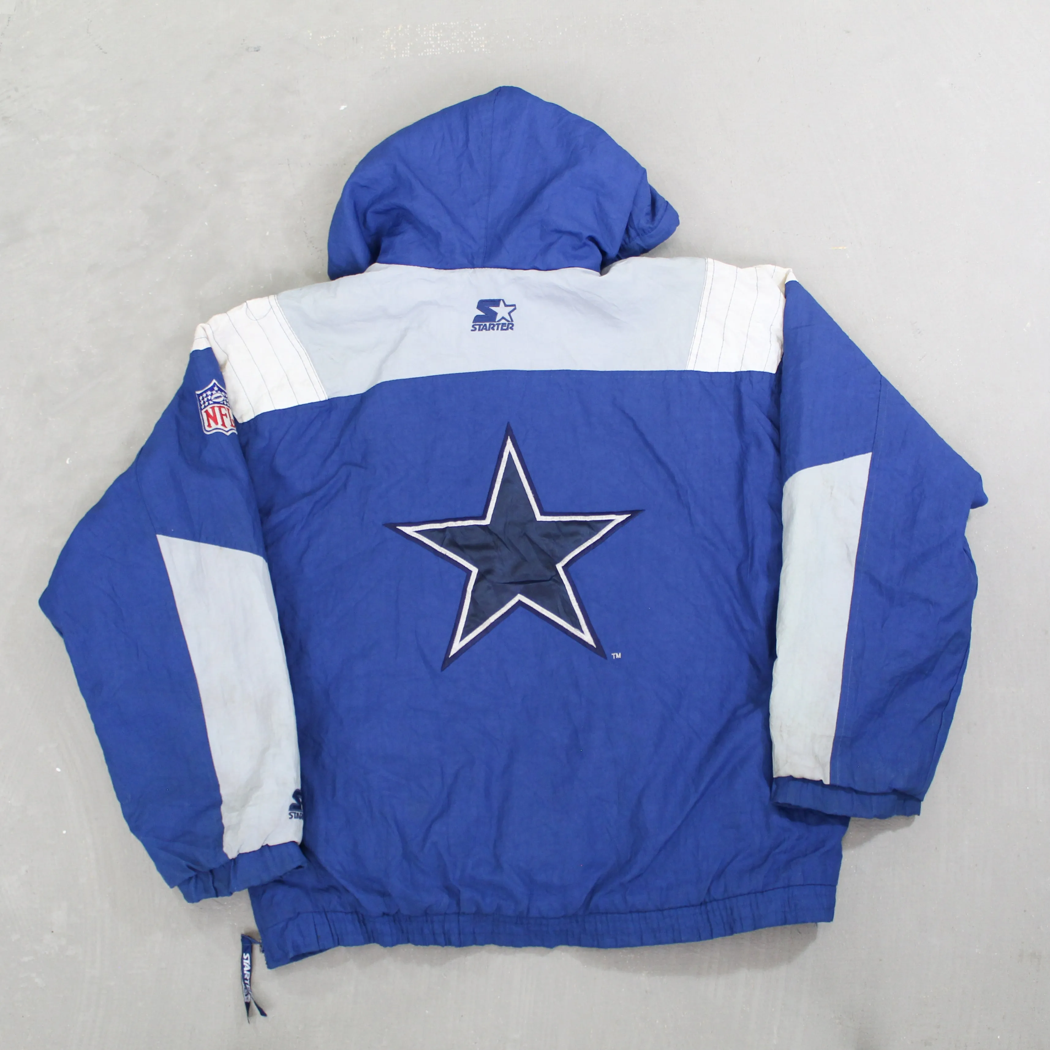 D- Vintage Dallas Cowboys NFL Starter Anorak Winter Jacket sold by HG Vintage product image thumbnail 3