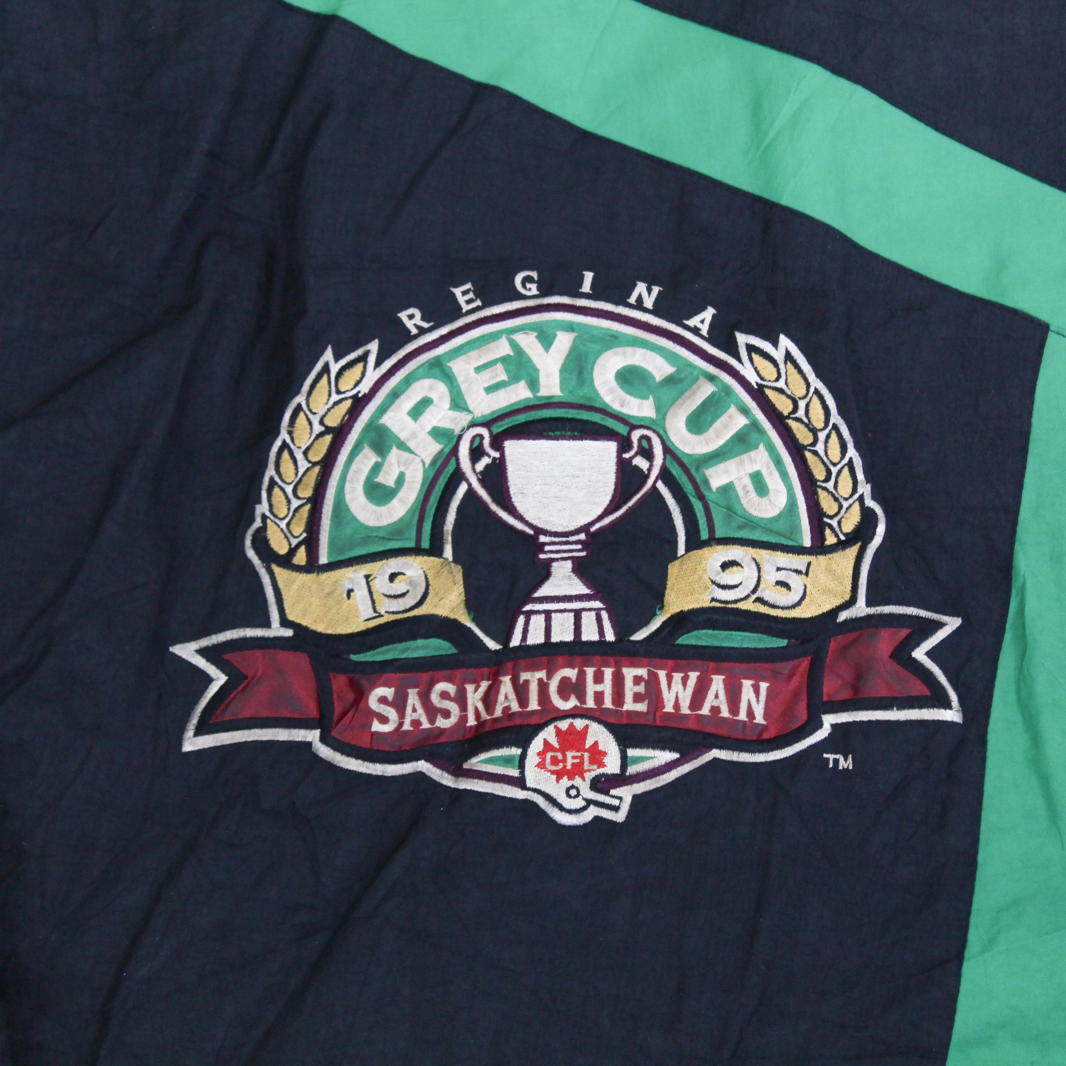 D- Vintage 1995 Saskatchewan Roughriders CFL Starter Winter Jacket sold by HG Vintage product image thumbnail 3