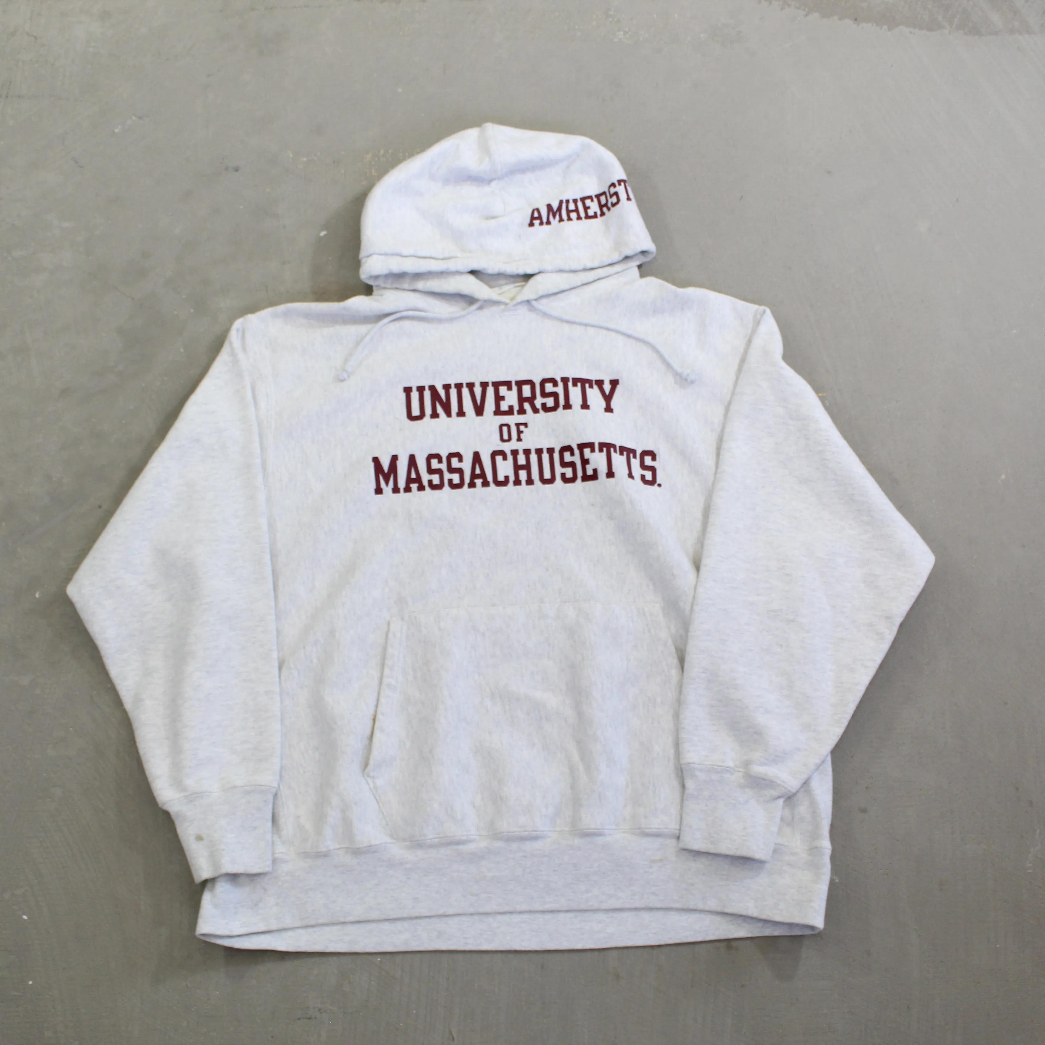 D- Vintage Champion Reverse Weave University Of Massachusetts Hoodie sold by HG Vintage