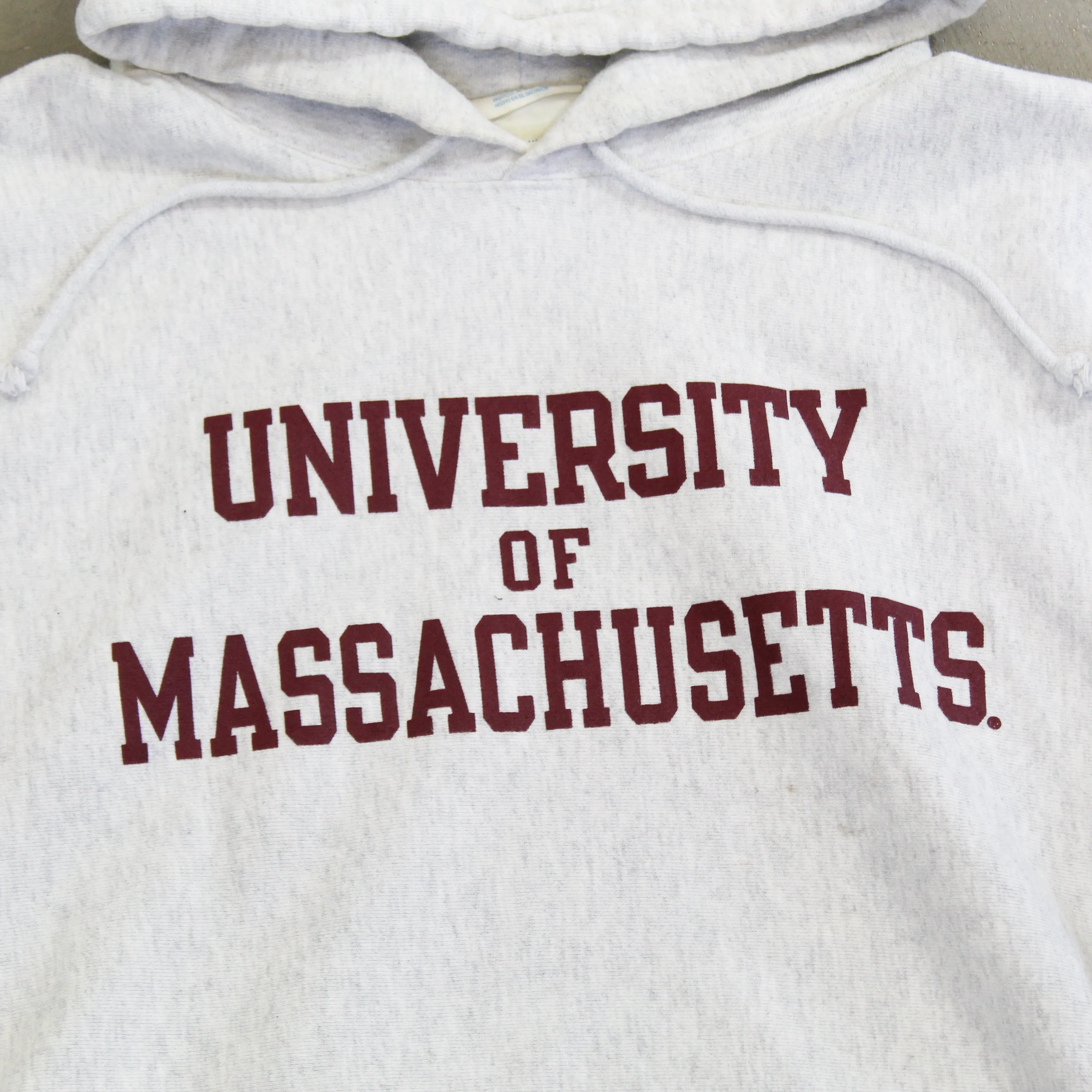 D- Vintage Champion Reverse Weave University Of Massachusetts Hoodie sold by HG Vintage product image thumbnail 2