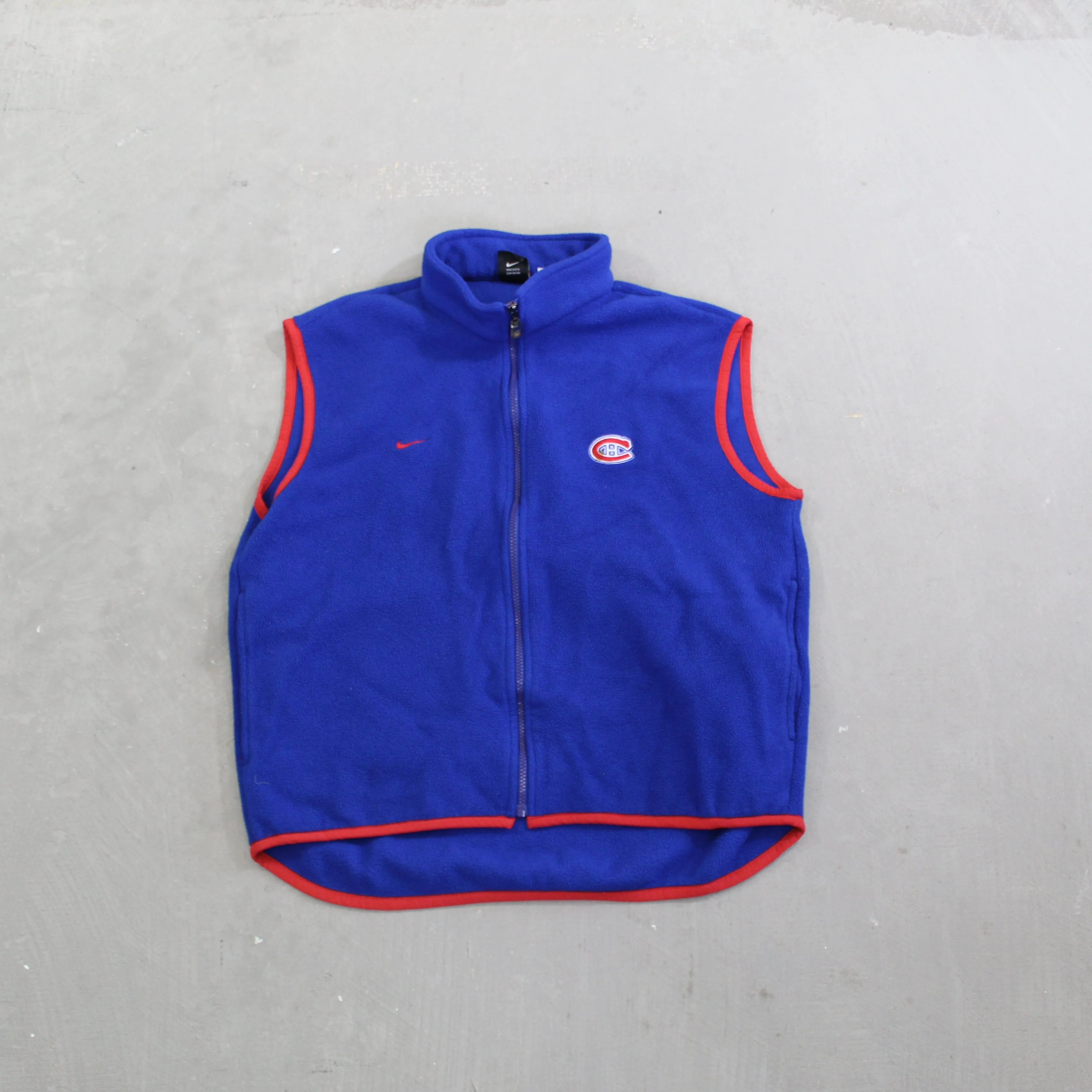 D- Vintage NHL Montreal Canadiens Nike Team Polar Fleece Vest sold by HG Vintage