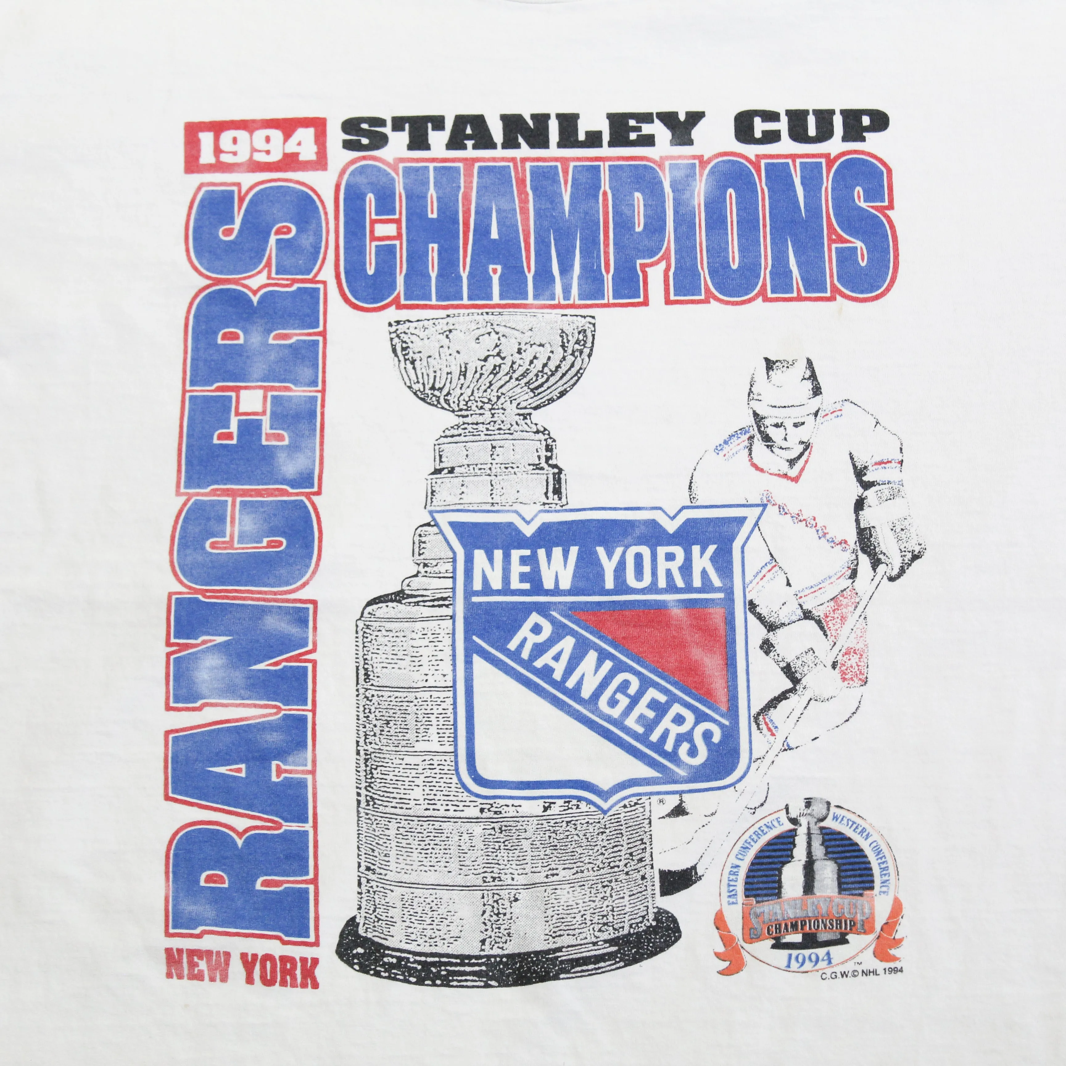 D- Vintage 1994 New York Rangers Stanley Cup Champions NHL Tee sold by HG Vintage product image thumbnail 2