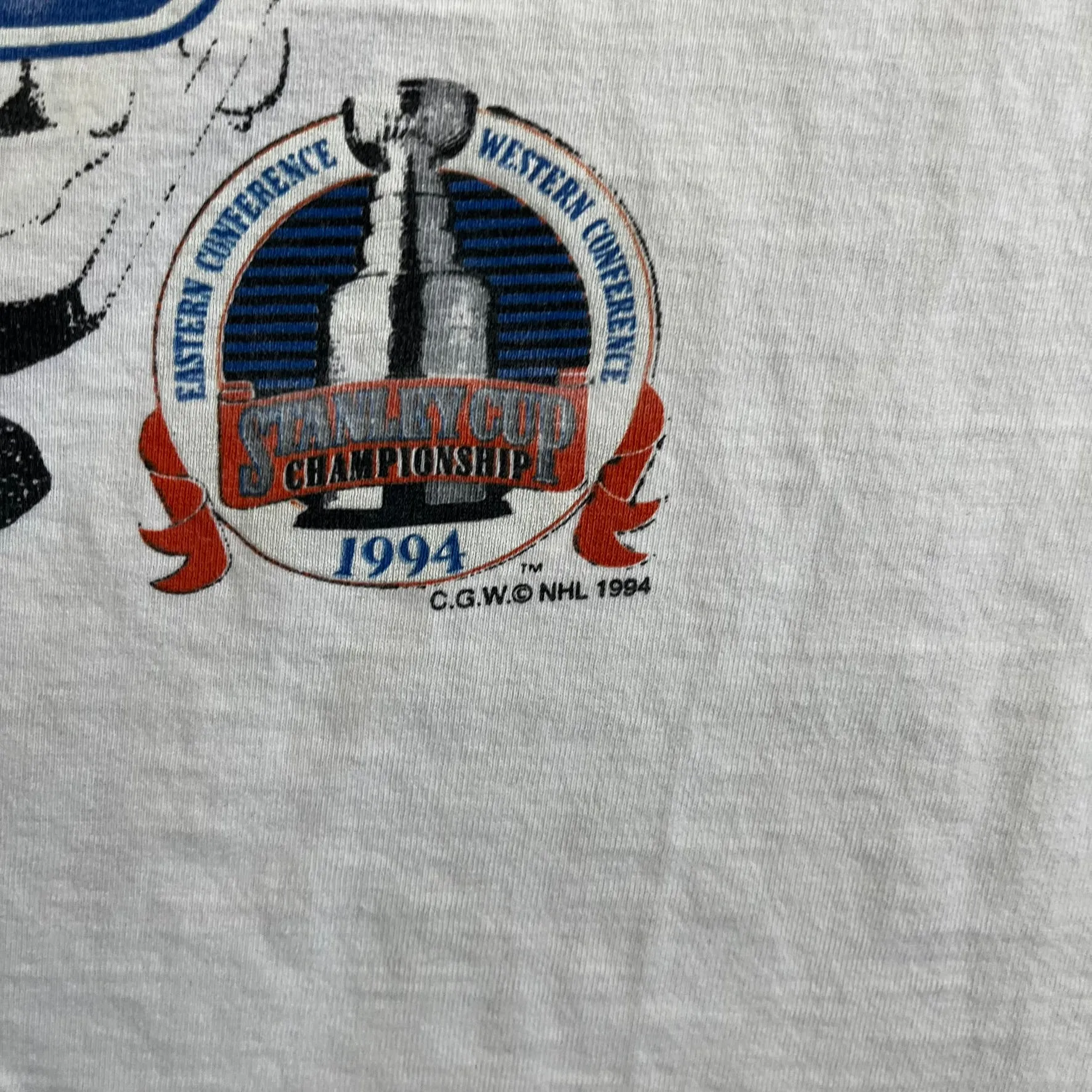 D- Vintage 1994 New York Rangers Stanley Cup Champions NHL Tee sold by HG Vintage product image thumbnail 3