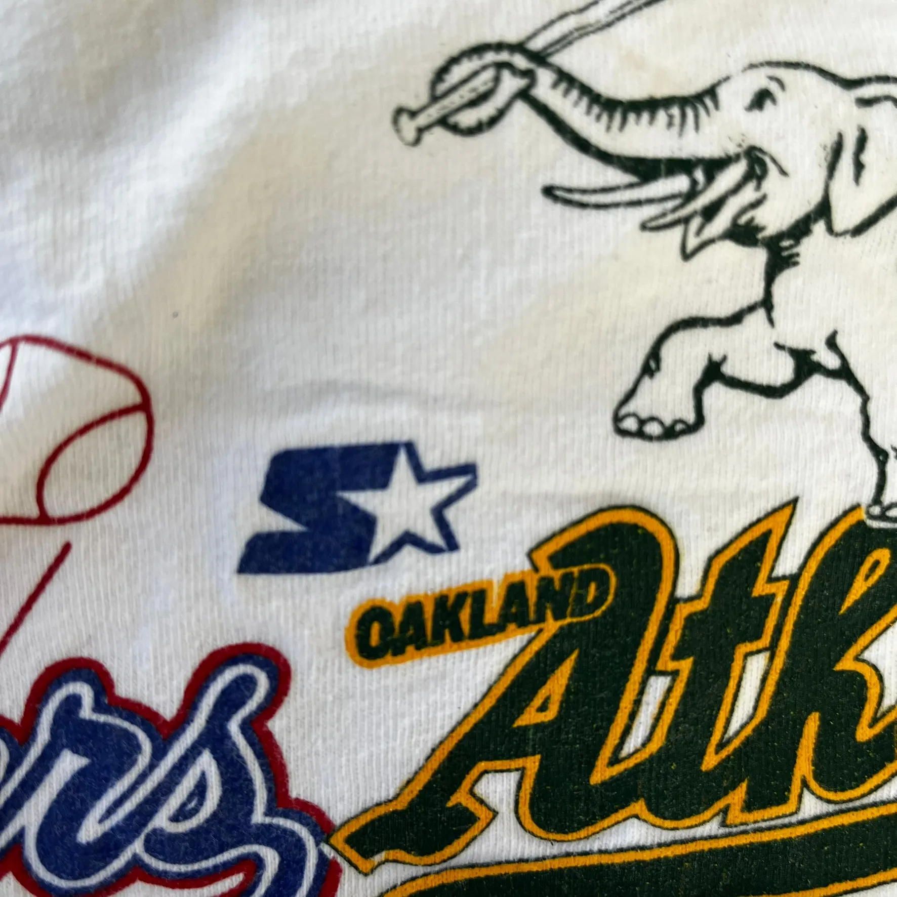 D- Vintage 1988 MLB World Series Dodgers Vs Athletics Starter Single Stitch Tee sold by HG Vintage product image thumbnail 3