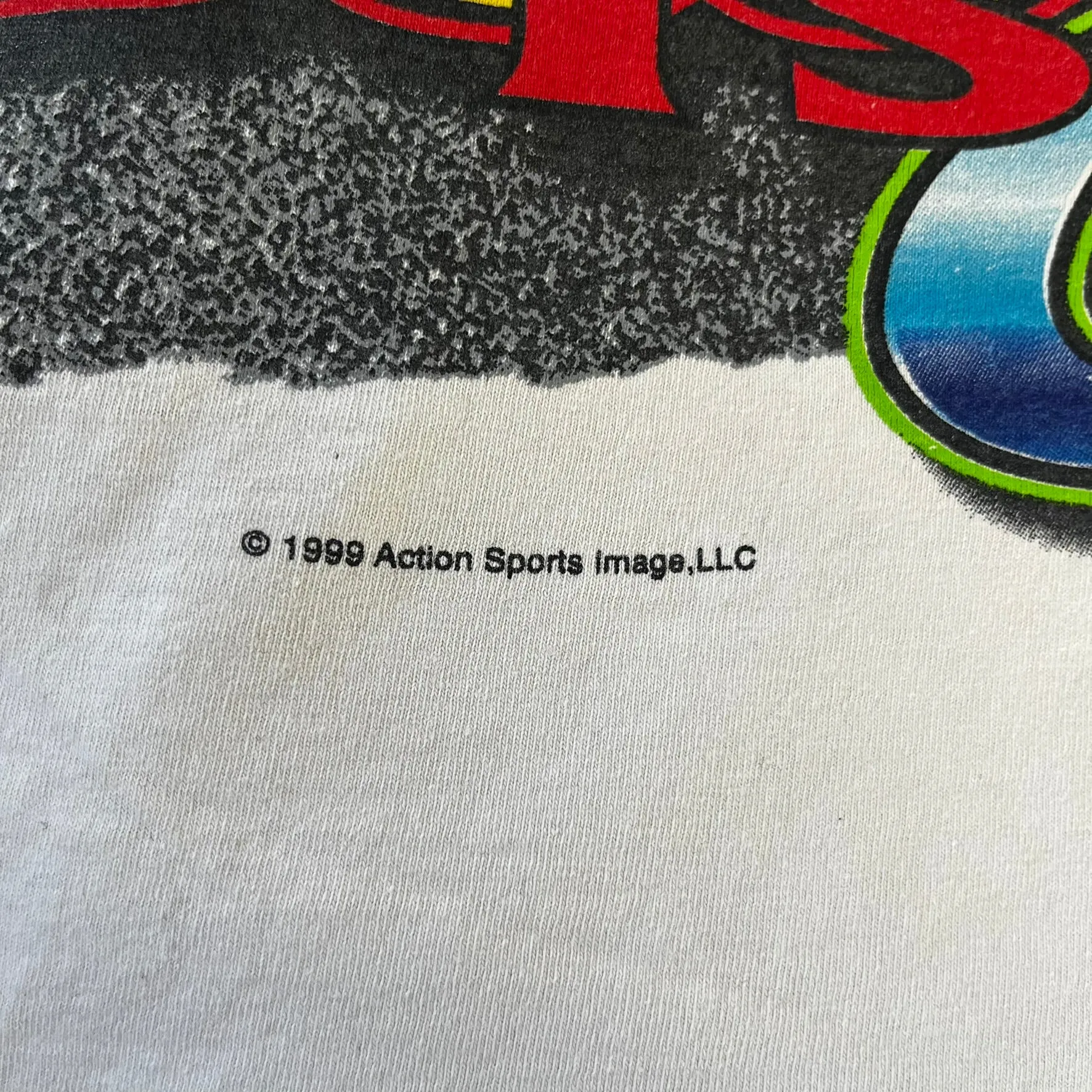 D- Vintage 1999 Nascar Dupont Jeff Gordon #24 Car Full Print Tee sold by HG Vintage product image thumbnail 5