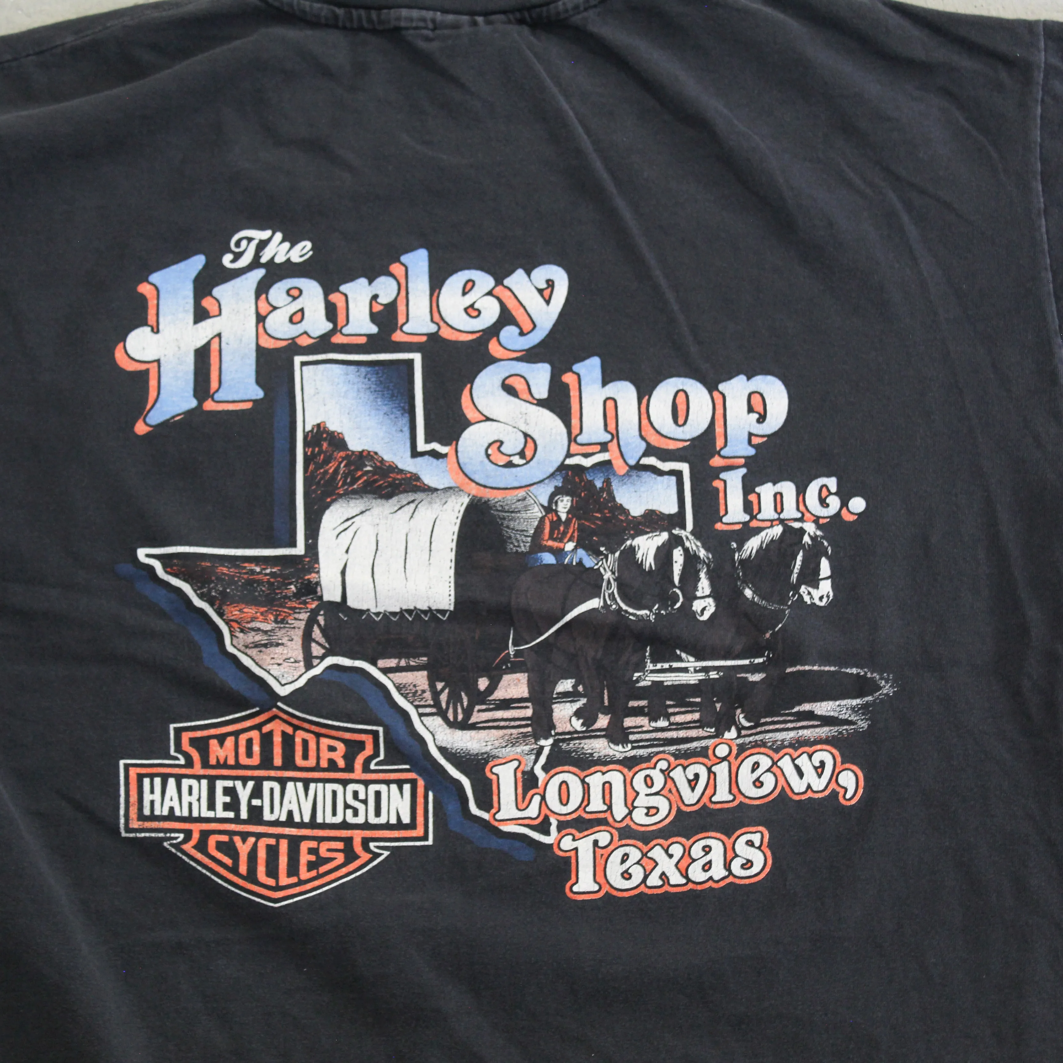 D- Vintage 1995 Harley Davidson Longview Texas Single Stitch Tee sold by HG Vintage product image thumbnail 4