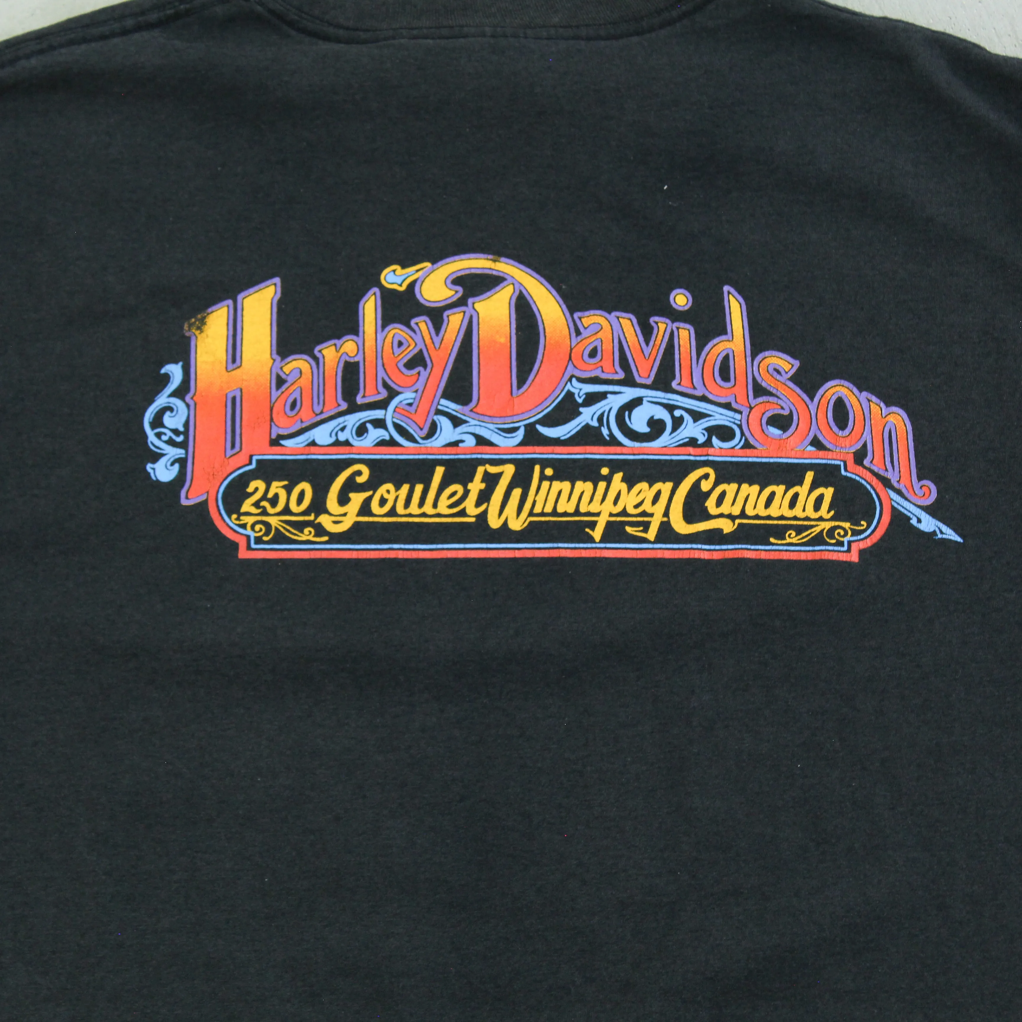 D- Vintage 1991 Harley Davidson 3D Emblem Winnipeg Single Stitch Tee sold by HG Vintage product image thumbnail 4