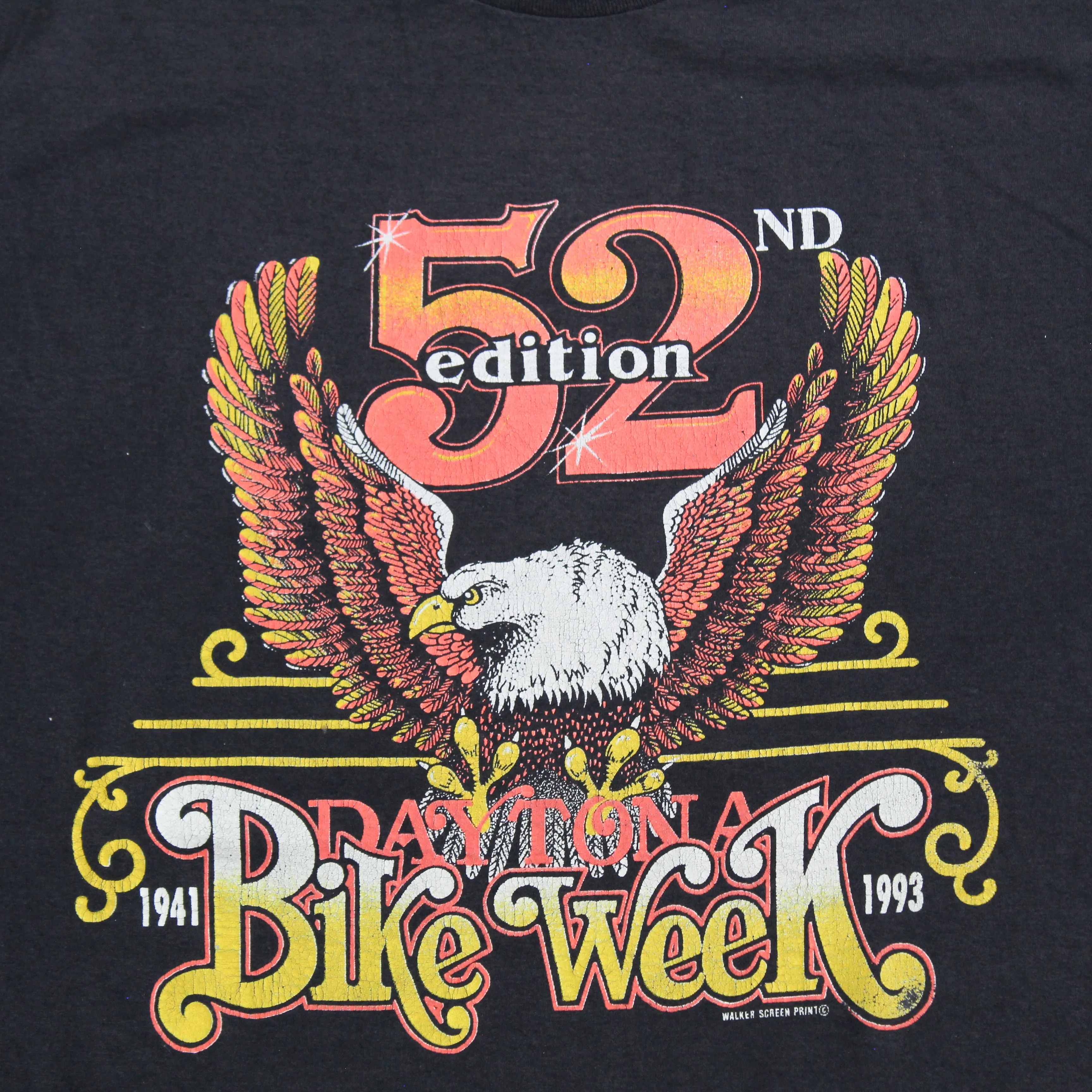 D- Vintage 1993 Daytona Bike Week 52nd Edition Single Stitch Tee sold by HG Vintage product image thumbnail 2