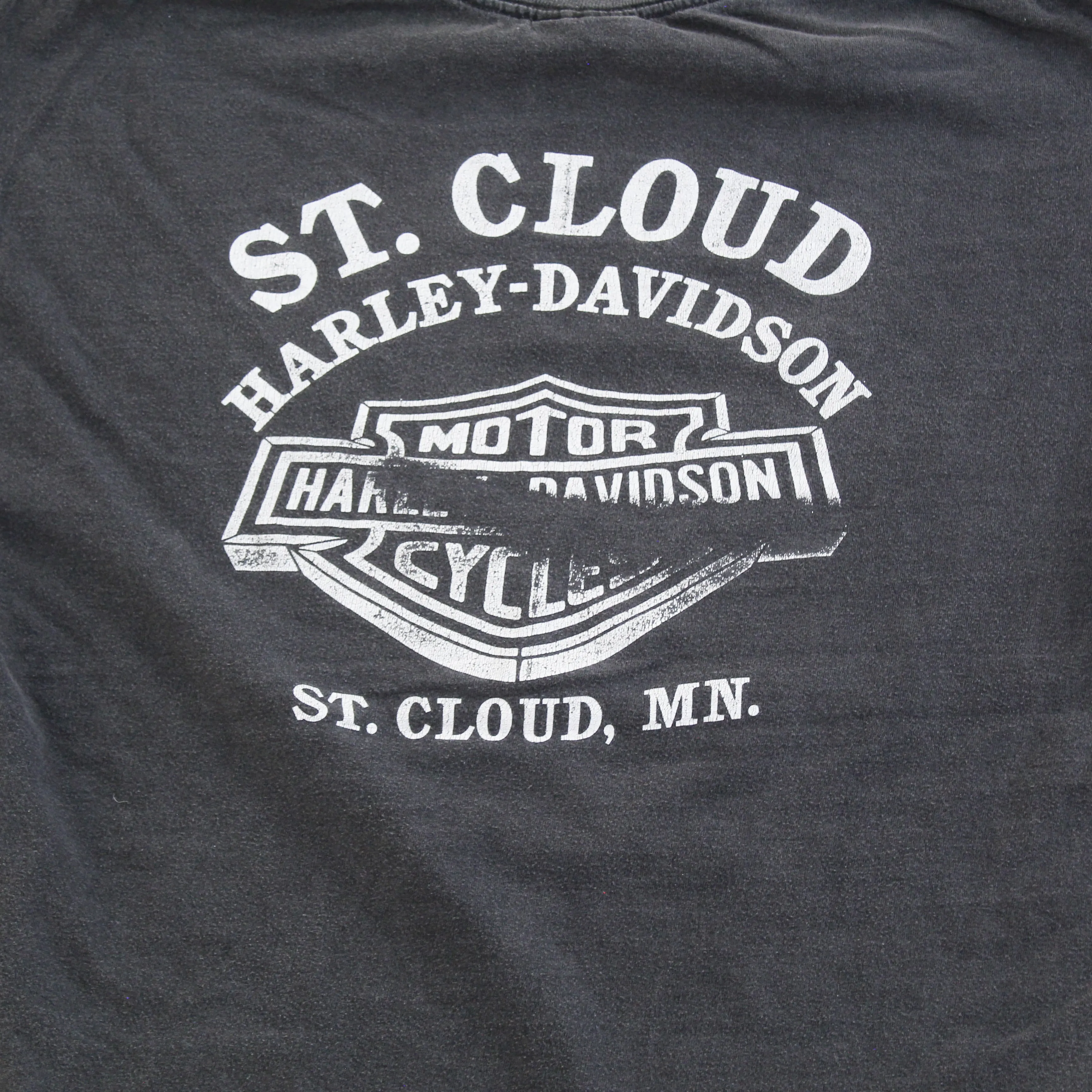 D- Vintage 1989 Harley Davidson 3D Emblem St. Cloud, MN Single Stitch Tee sold by HG Vintage product image thumbnail 4