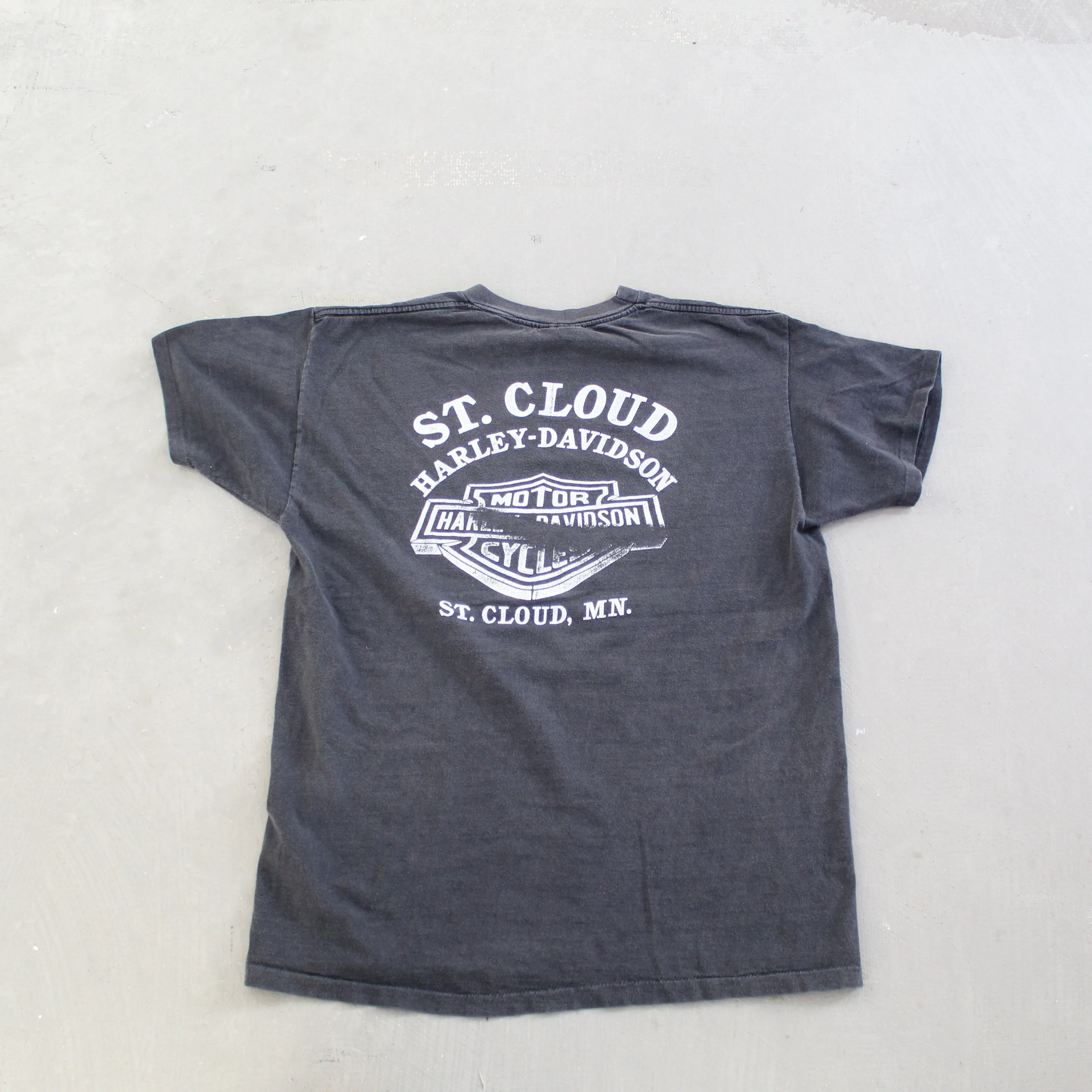 D- Vintage 1989 Harley Davidson 3D Emblem St. Cloud, MN Single Stitch Tee sold by HG Vintage product image thumbnail 3