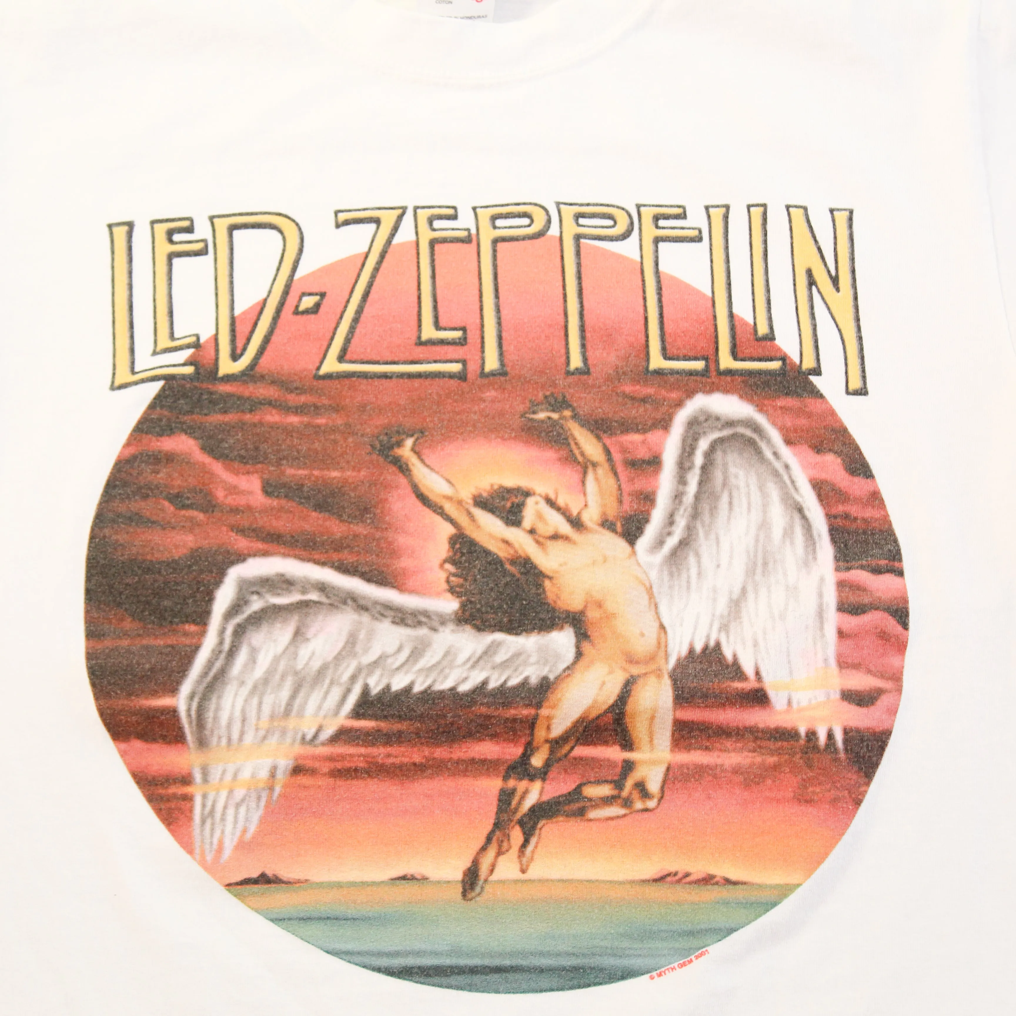 D- Vintage 2001 Led Zeppelin Fallen Icarus Graphic Anvil Tag Tee sold by HG Vintage product image thumbnail 2