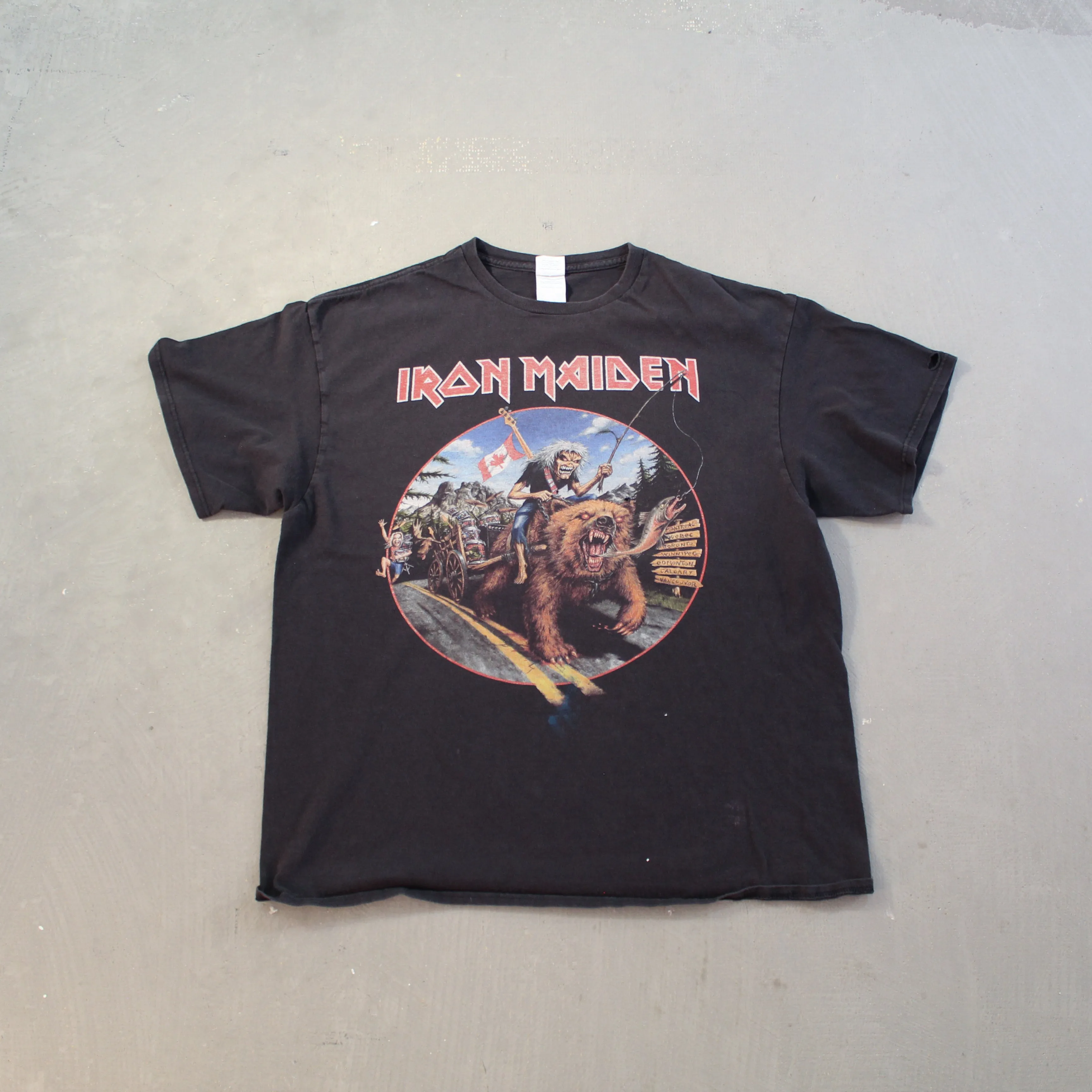 D- 2019 Iron Maiden Legacy Of The Beast Canada Tour Tee sold by HG Vintage