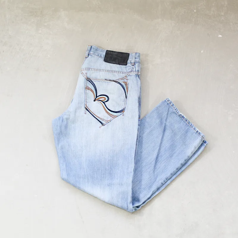 D- Vintage Rocawear Embroidery Back Pocket Original Fit Jeans 38w sold by HG Vintage