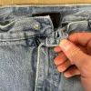 D- Vintage Rocawear Embroidered Text Back Pocket Baggy Jeans 38w sold by HG Vintage