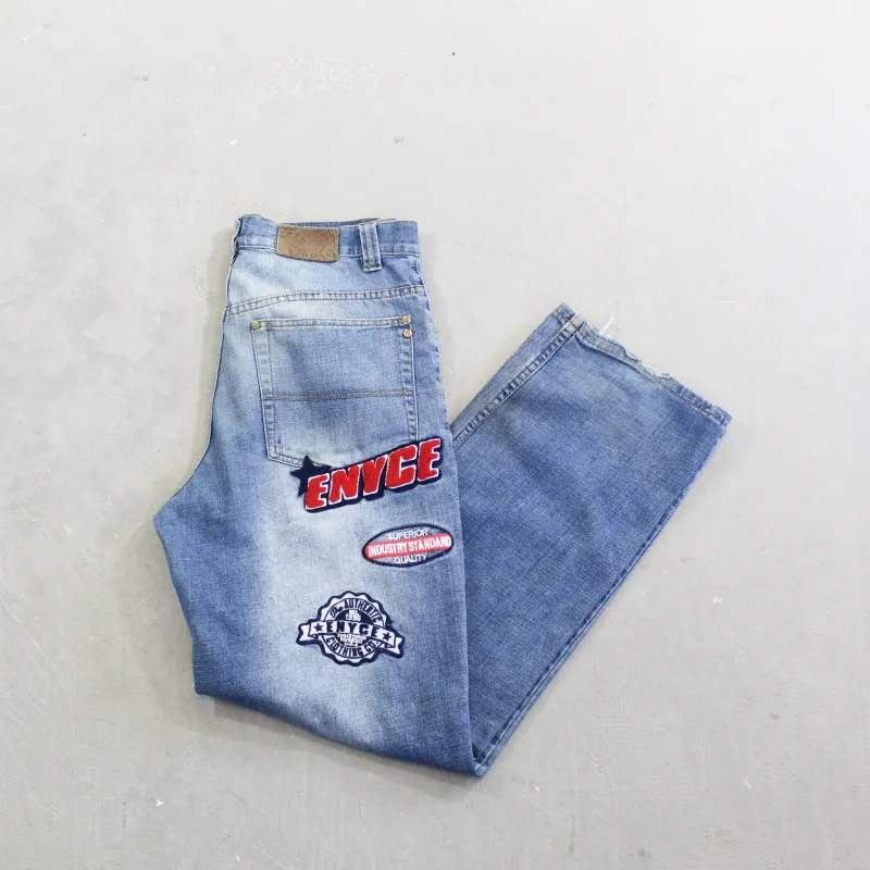 D- Vintage Enyce Back Pocket Patches Jeans 32w sold by HG Vintage