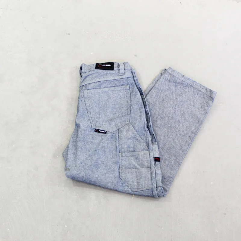 D- Vintage Fubu Collection Inside Out Cargo Jeans 36w sold by HG Vintage