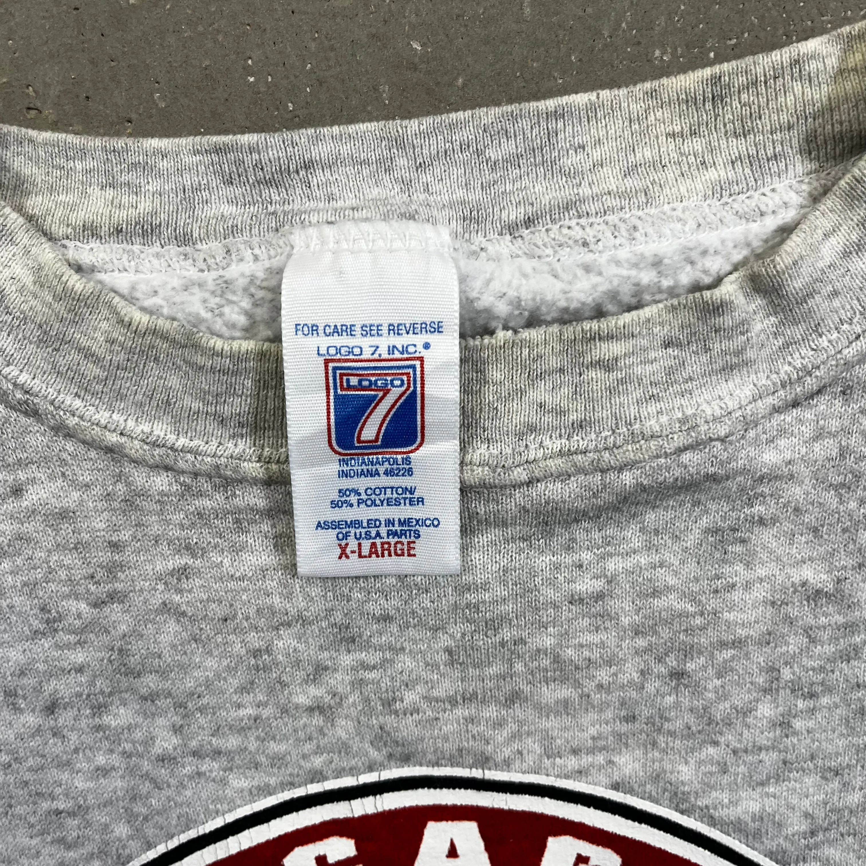 D- Vintage Chicago Blackhawks NHL Logo 7 text & Logo Crewneck sold by HG Vintage product image thumbnail 4