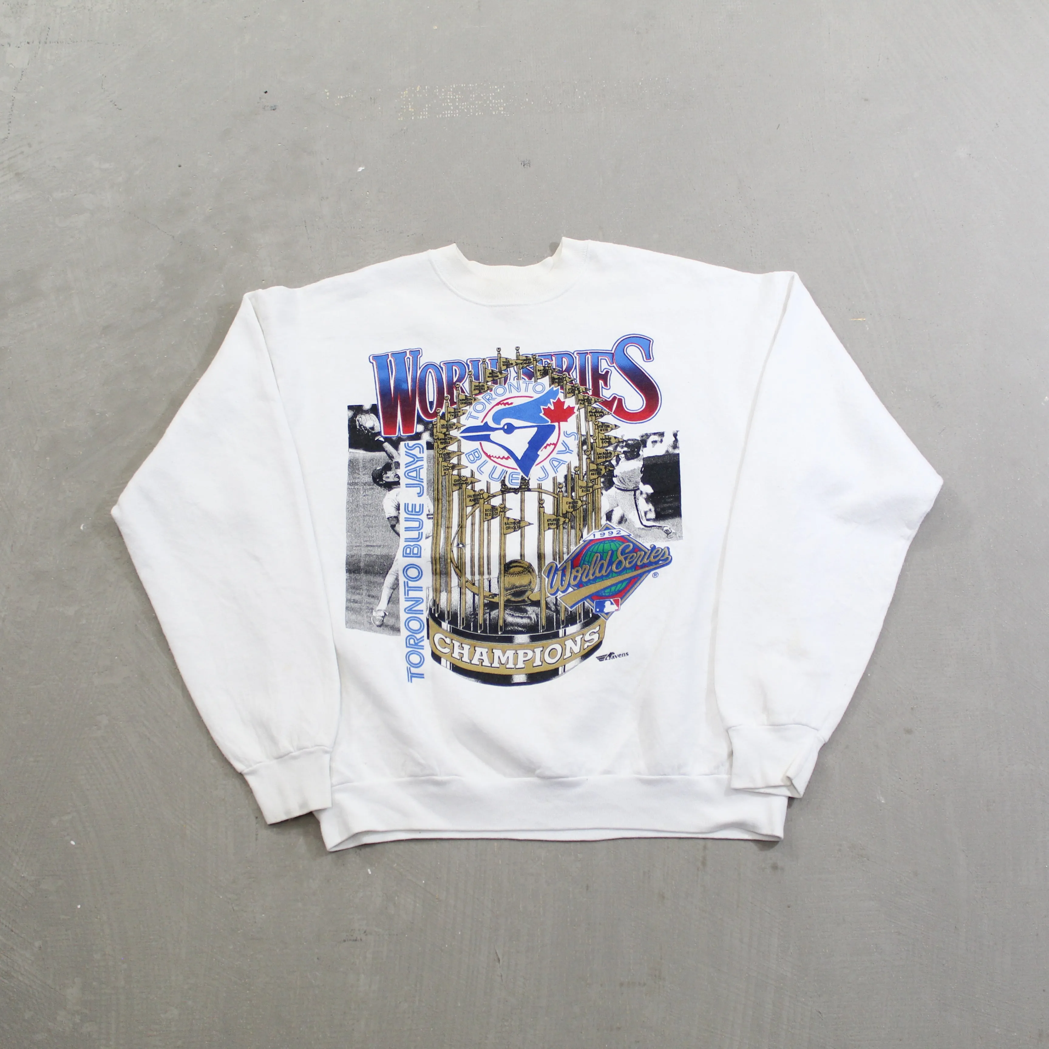 D- Vintage 1992 Toronto Blue Jays MLB World Series Champions Crewneck sold by HG Vintage