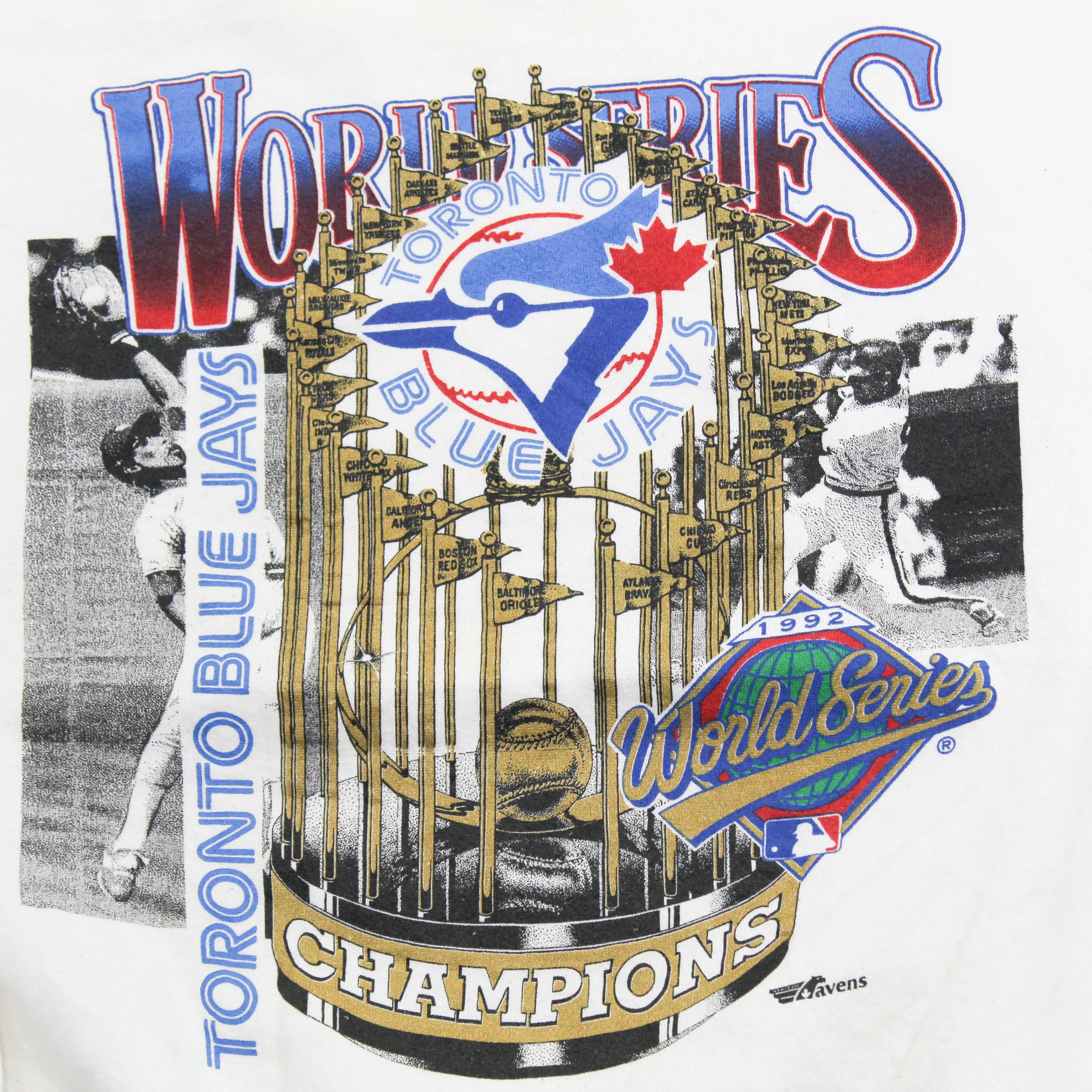 D- Vintage 1992 Toronto Blue Jays MLB World Series Champions Crewneck sold by HG Vintage product image thumbnail 2
