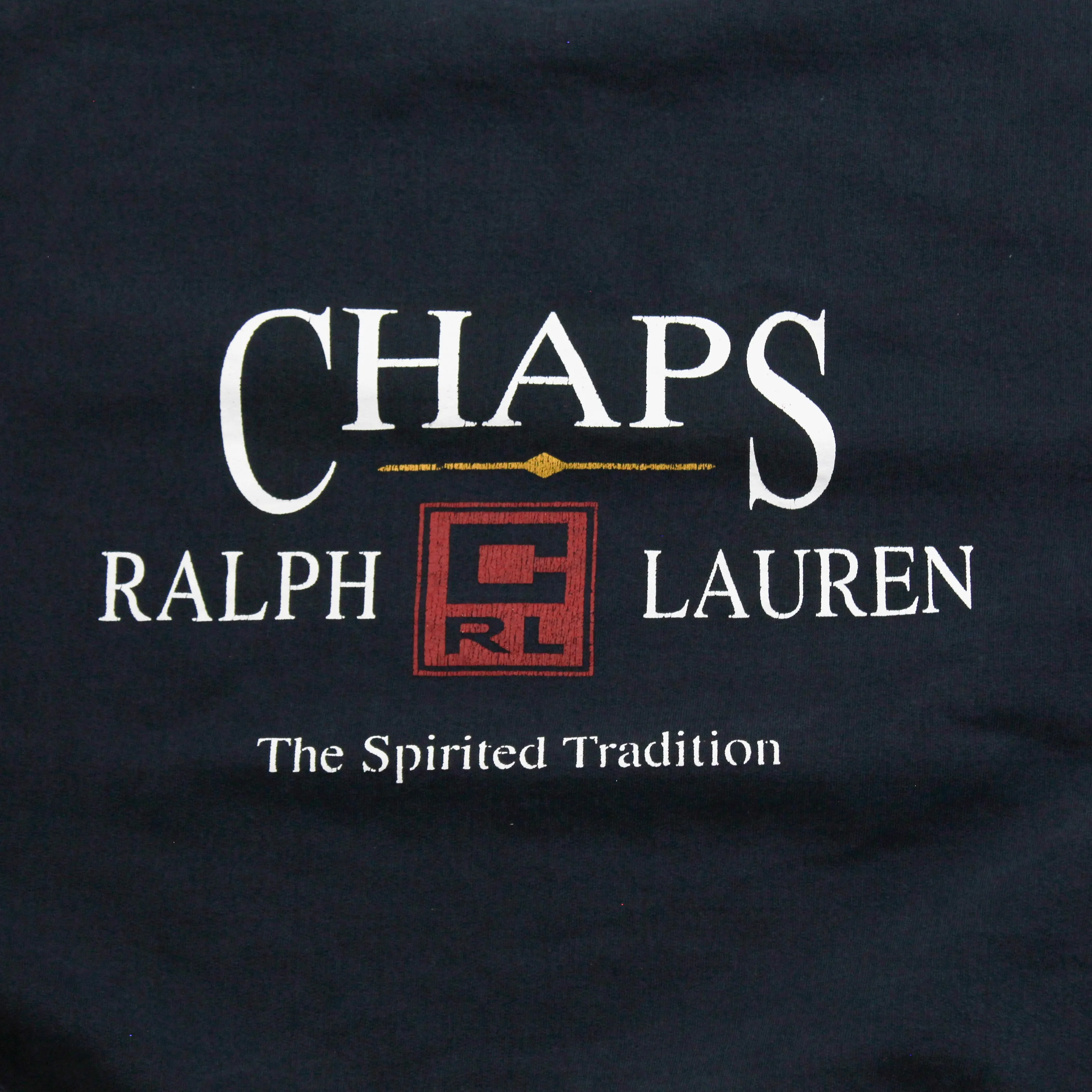 D- Vintage Chaps Ralph Lauren Text The Spirited Tradition Crewneck sold by HG Vintage product image thumbnail 2