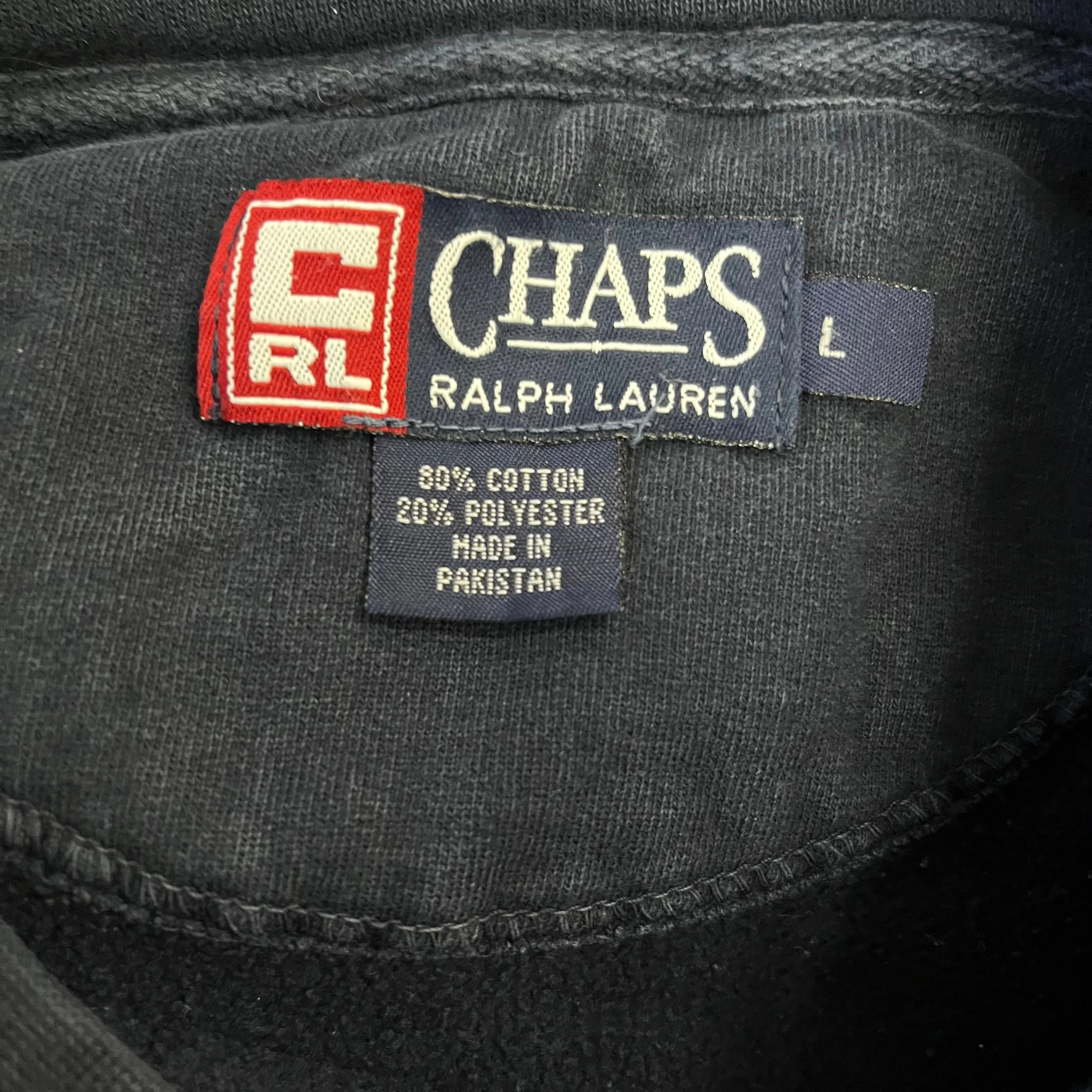 D- Vintage Chaps Ralph Lauren Text The Spirited Tradition Crewneck sold by HG Vintage product image thumbnail 3