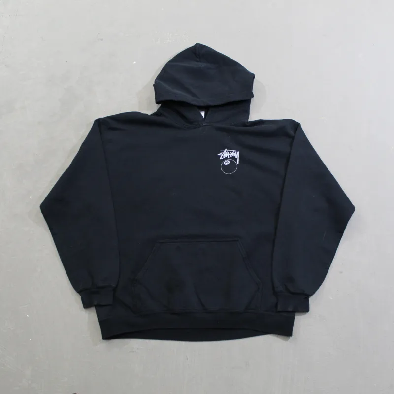 D- Stussy 8 Ball Logo Hoodie made by Stussy