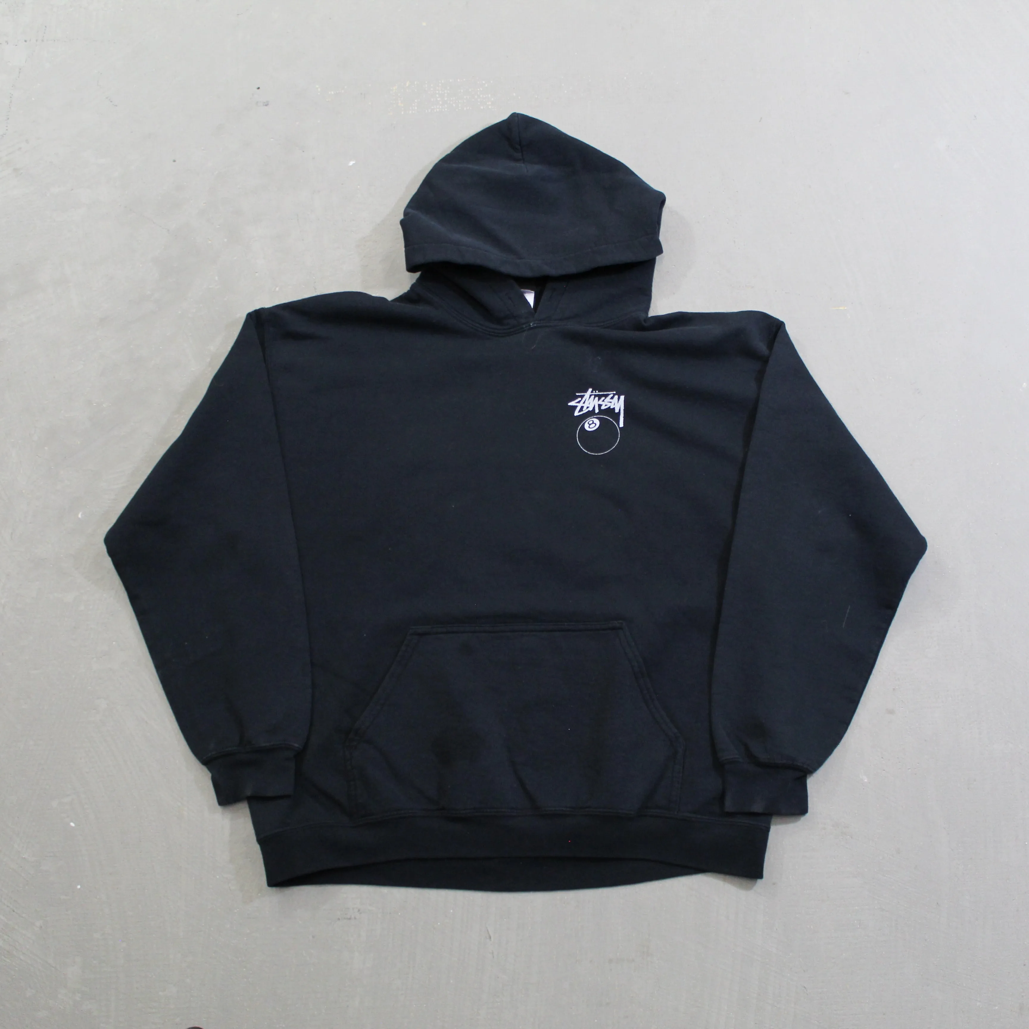 D- Stussy 8 Ball Logo Hoodie sold by HG Vintage