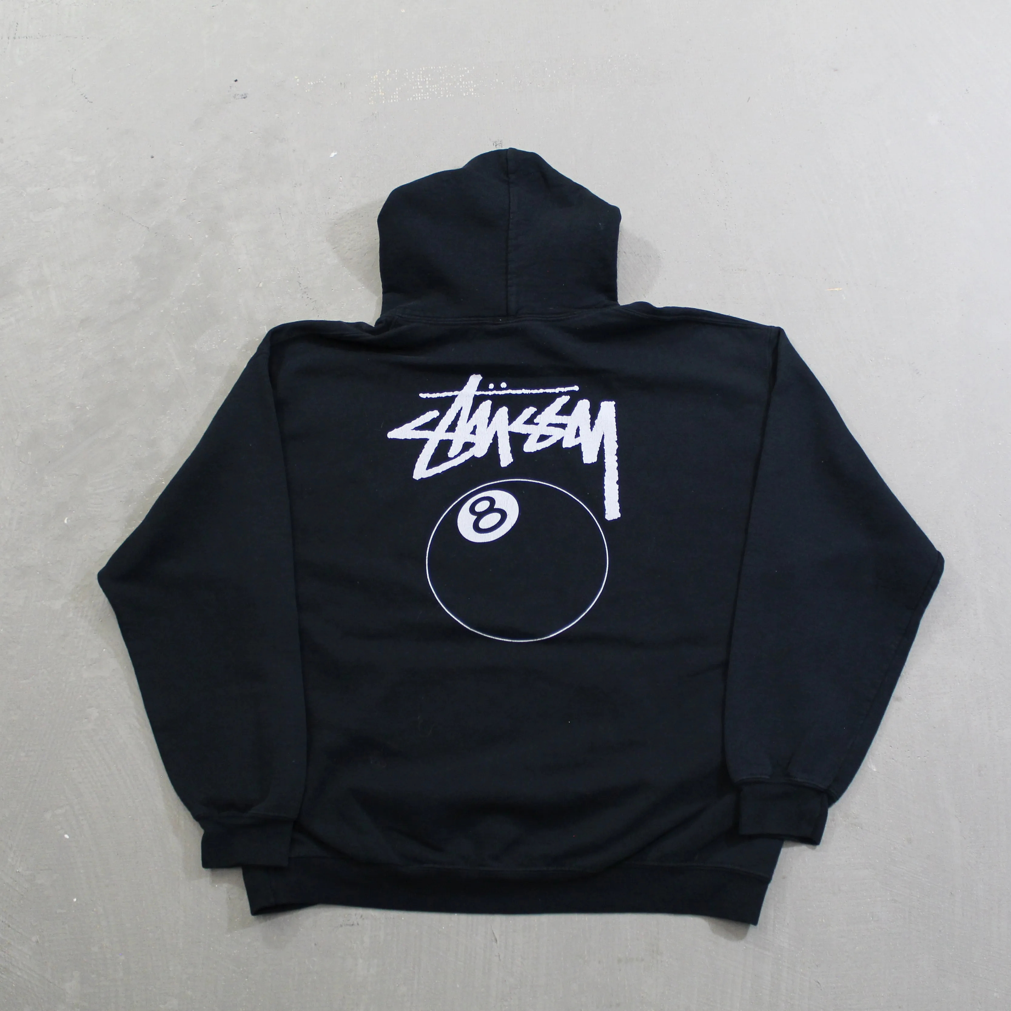 D- Stussy 8 Ball Logo Hoodie sold by HG Vintage product image thumbnail 3