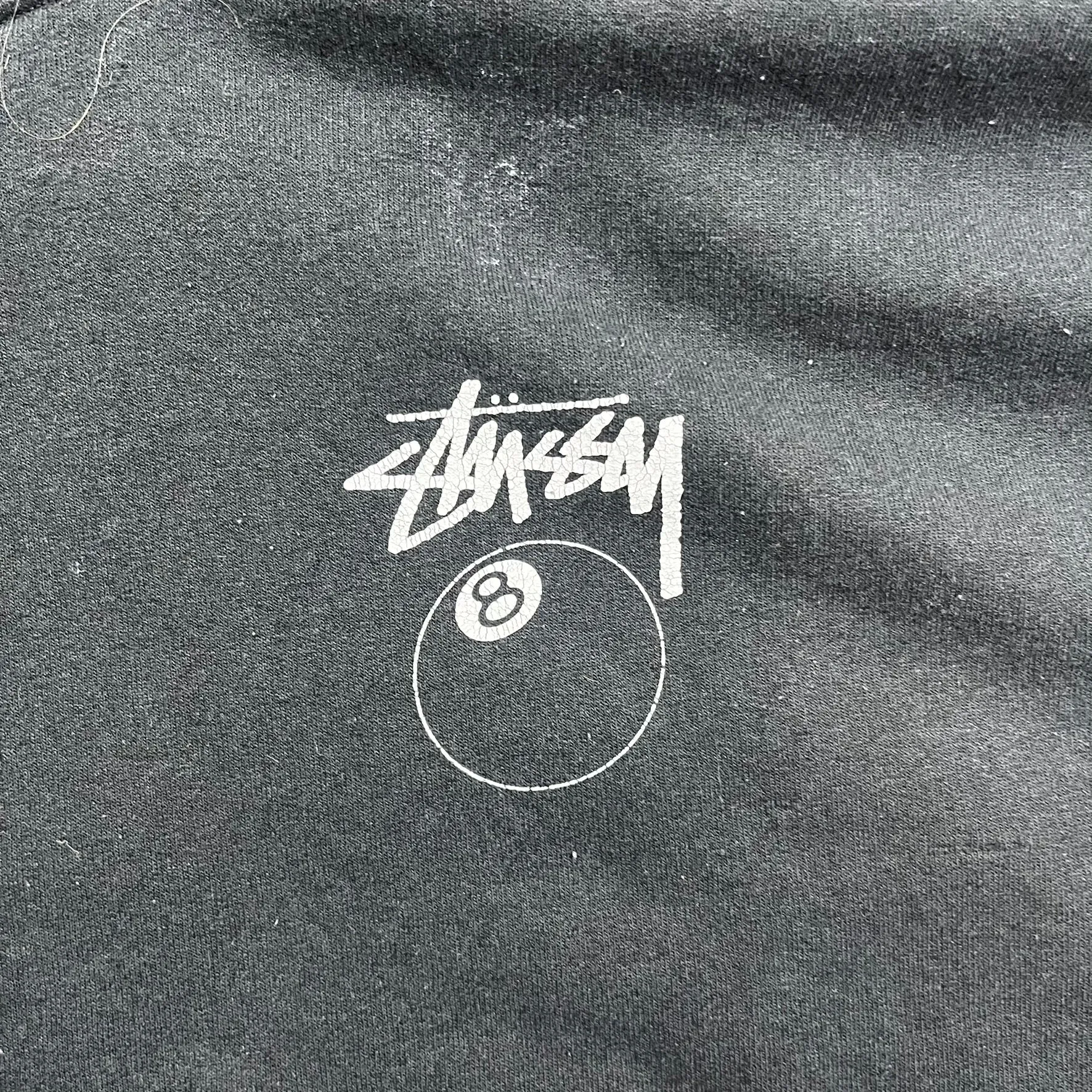 D- Stussy 8 Ball Logo Hoodie sold by HG Vintage product image thumbnail 2