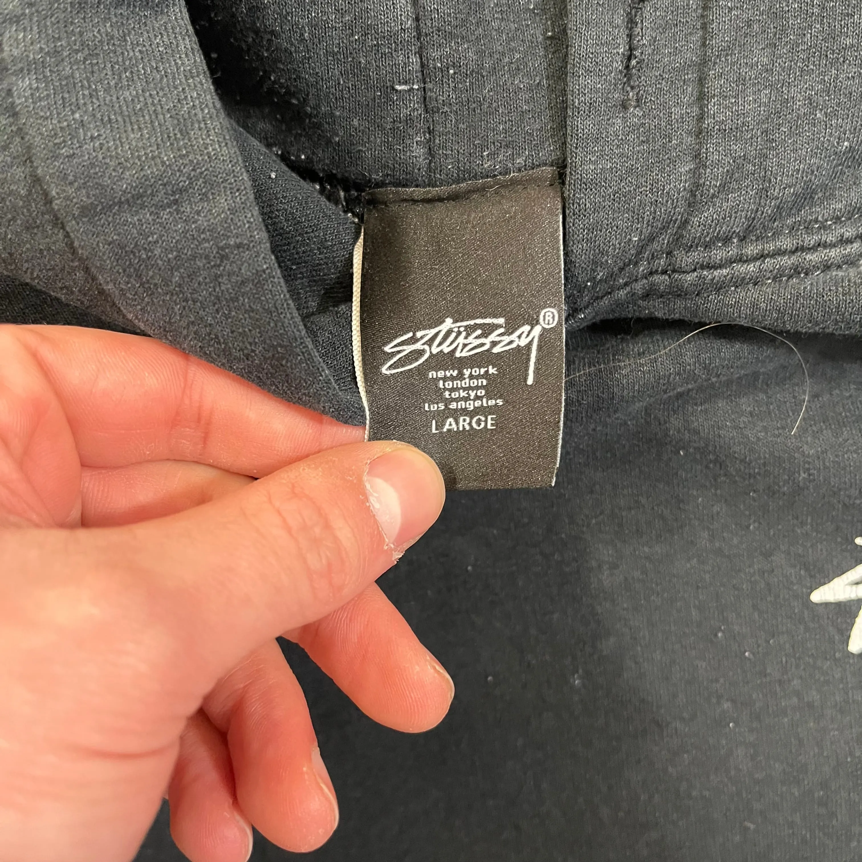 D- Stussy 8 Ball Logo Hoodie sold by HG Vintage product image thumbnail 5