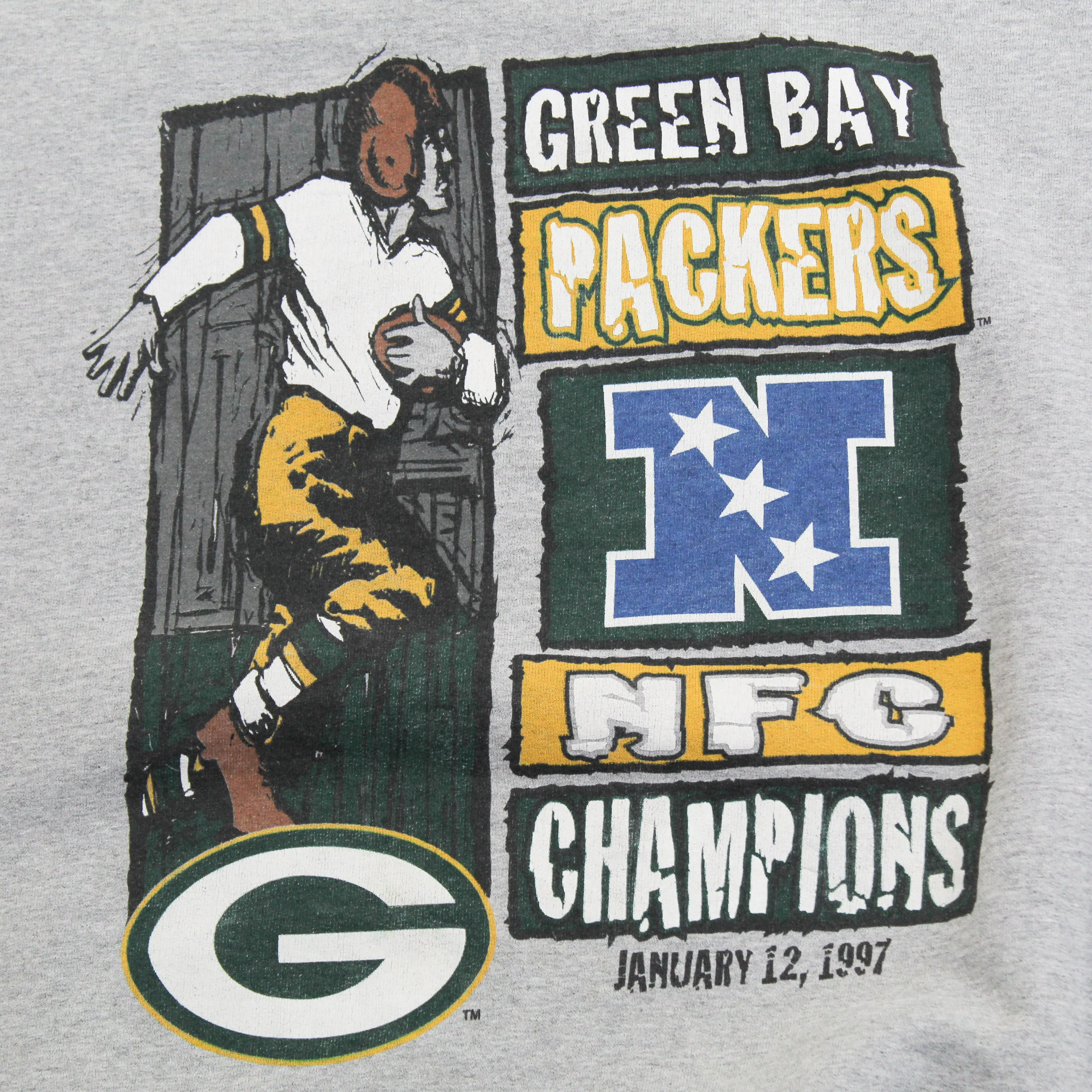 D- Vintage 1997 Green Bay Packers NFL Starter NFC Champions Crewneck sold by HG Vintage product image thumbnail 2