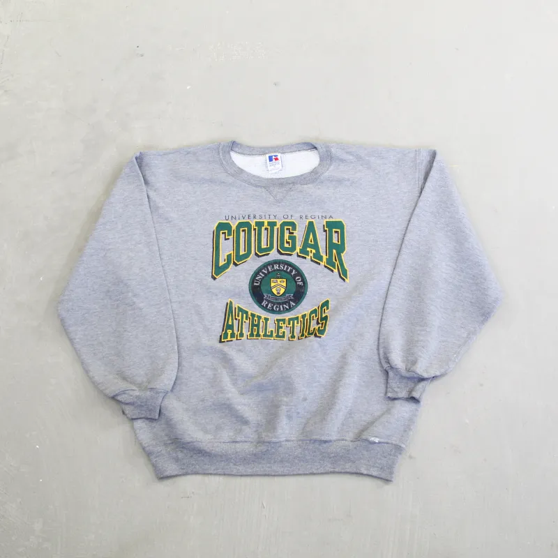 D- Vintage University Of Regina Cougars Russell Athletic Crewneck sold by HG Vintage