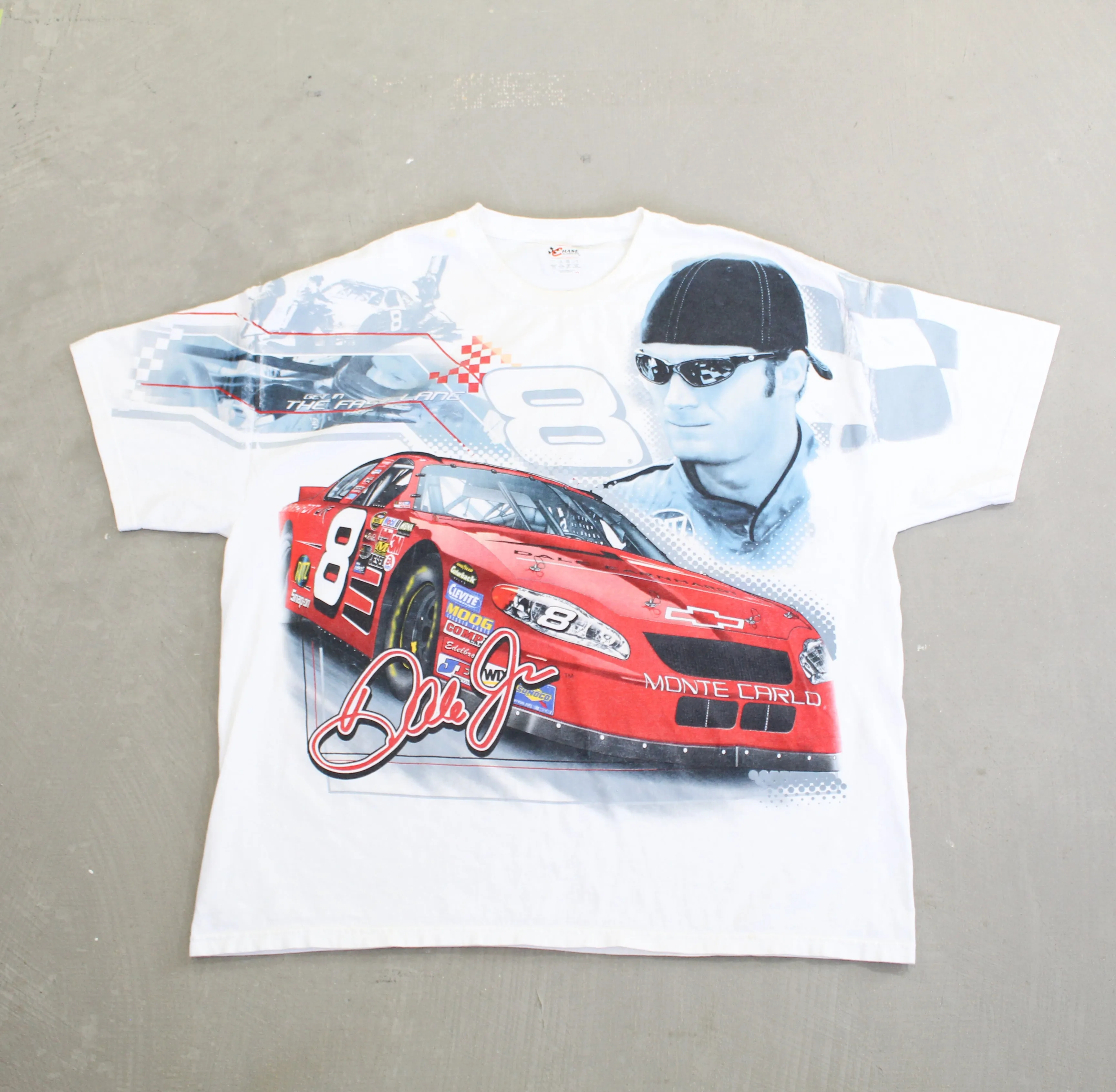 D- Nascar Dale Earnhardt Jr #8 Full Print Picture Tee sold by HG Vintage