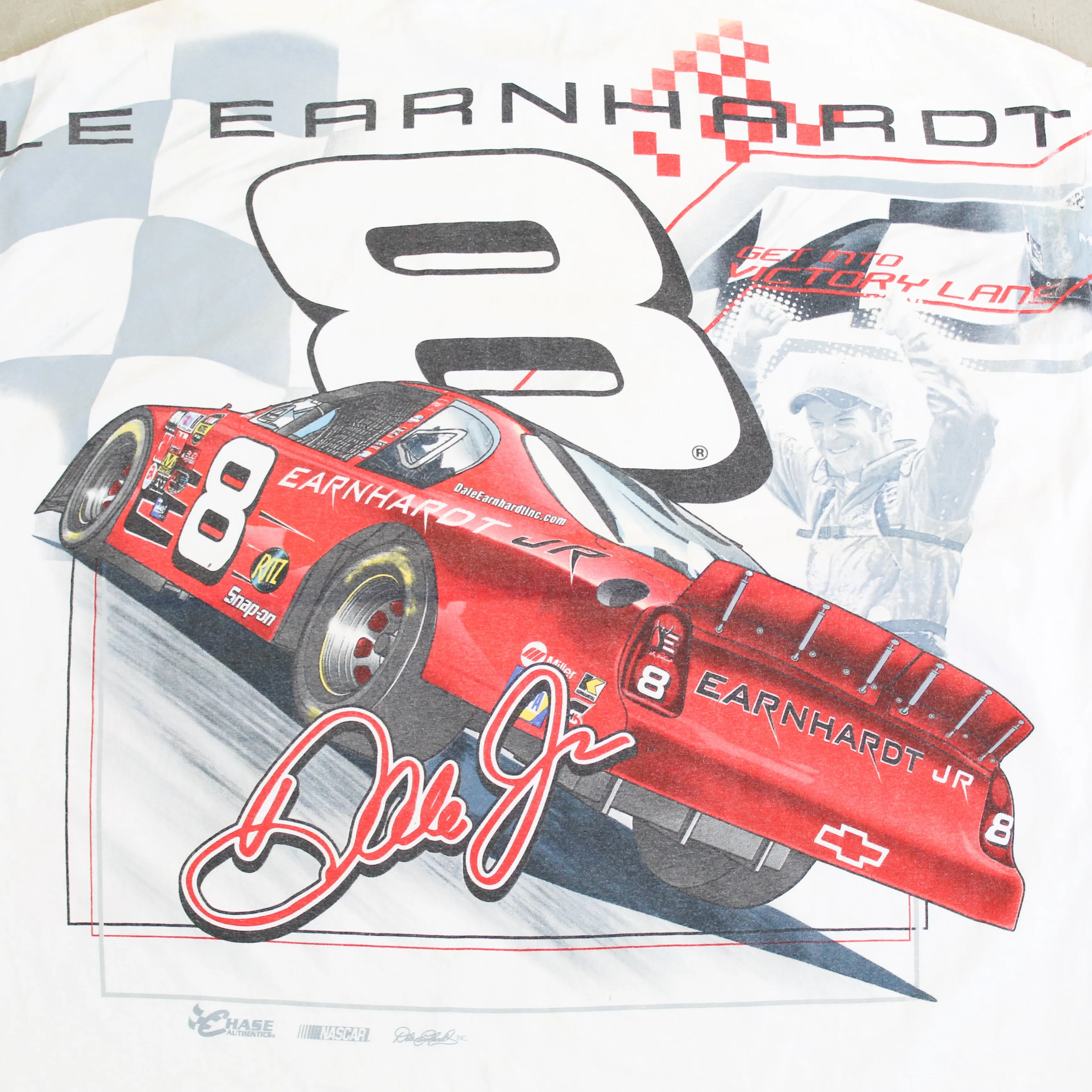 D- Nascar Dale Earnhardt Jr #8 Full Print Picture Tee sold by HG Vintage product image thumbnail 4