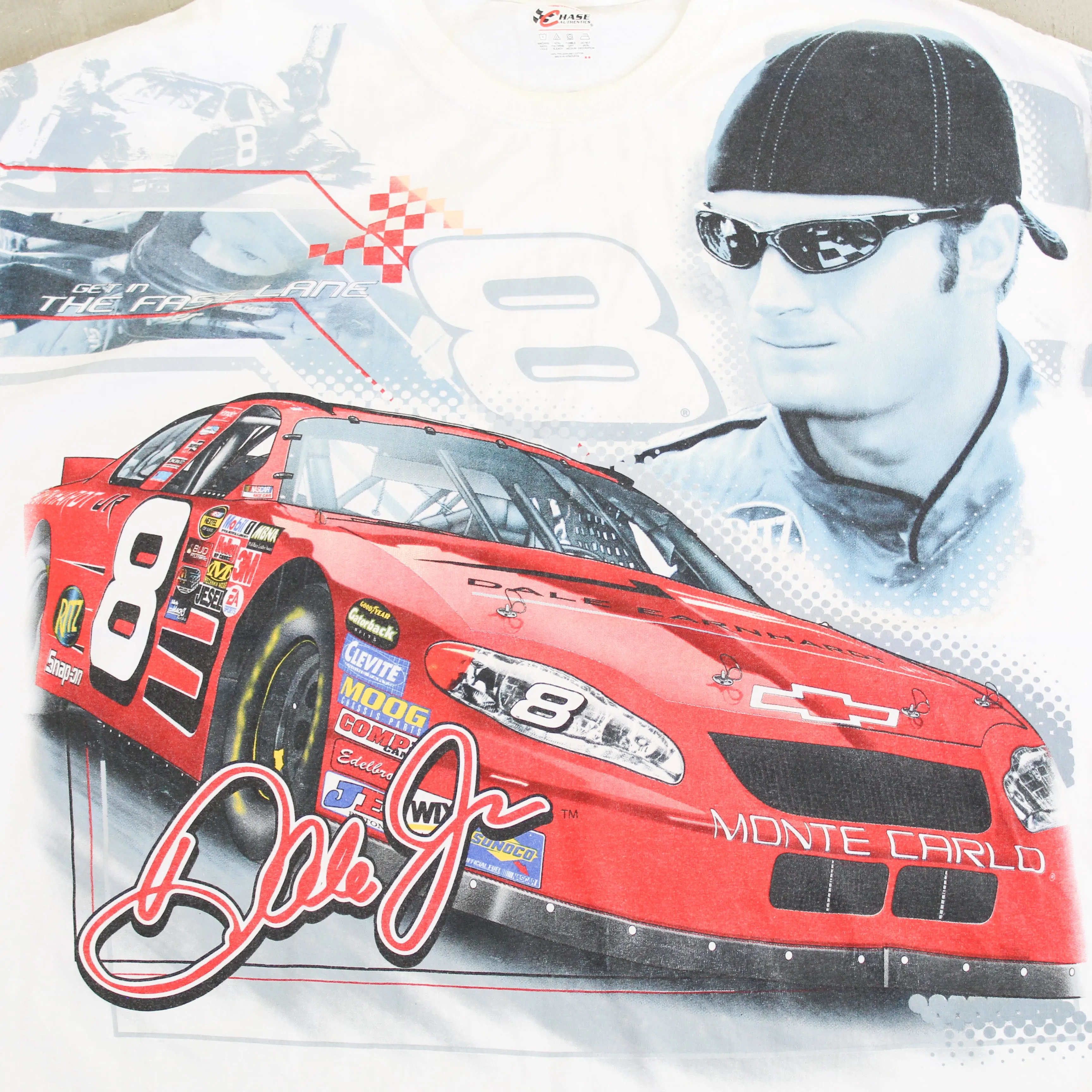D- Nascar Dale Earnhardt Jr #8 Full Print Picture Tee sold by HG Vintage product image thumbnail 2