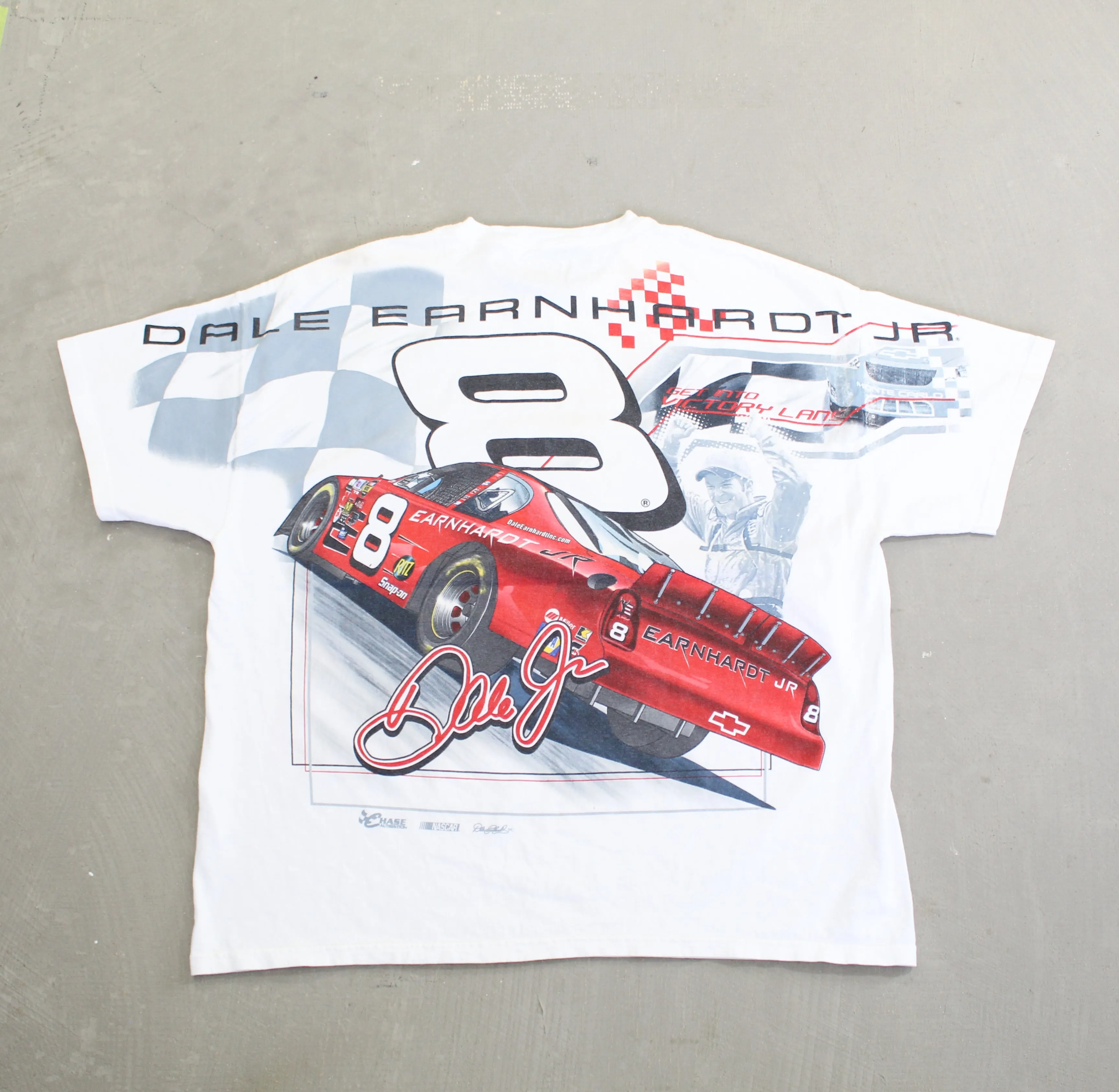 D- Nascar Dale Earnhardt Jr #8 Full Print Picture Tee sold by HG Vintage product image thumbnail 3